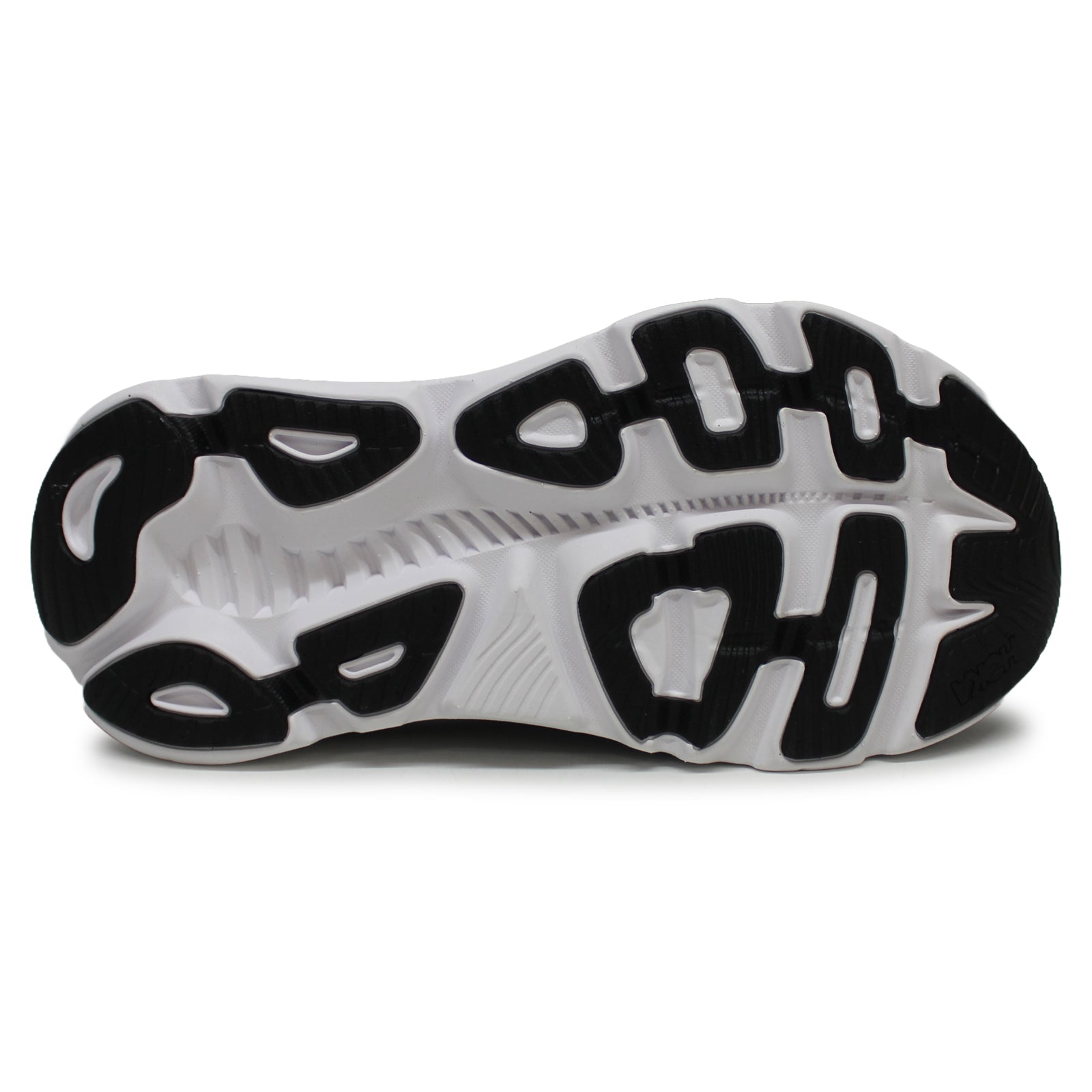 Hoka Gaviota 5 1127929-BWHT Textile Synthetic Mens Trainers - Black White - 8#color_black white