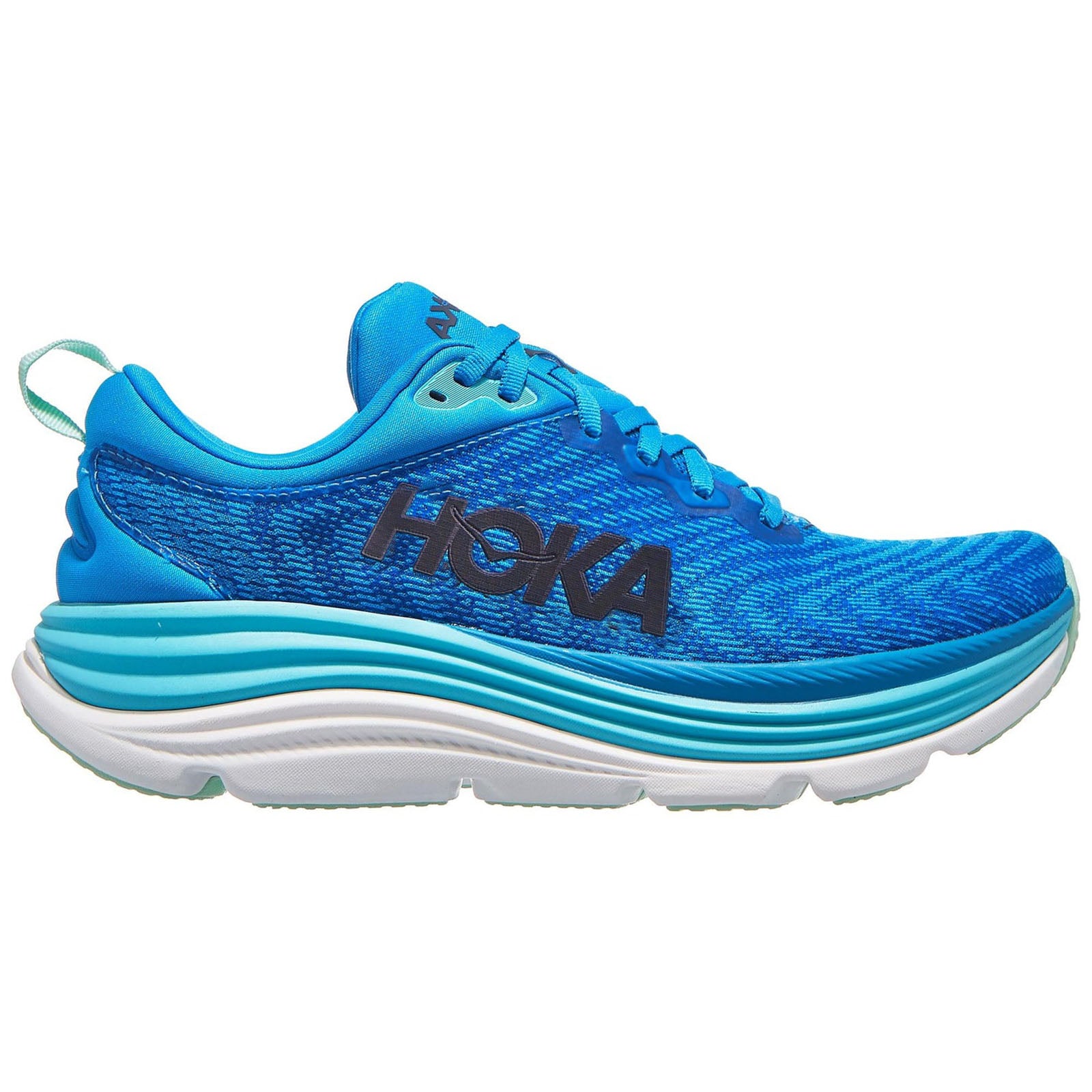 Hoka Gaviota 5 Textile Synthetic Mens Trainers#color_hoka blue cielo blue