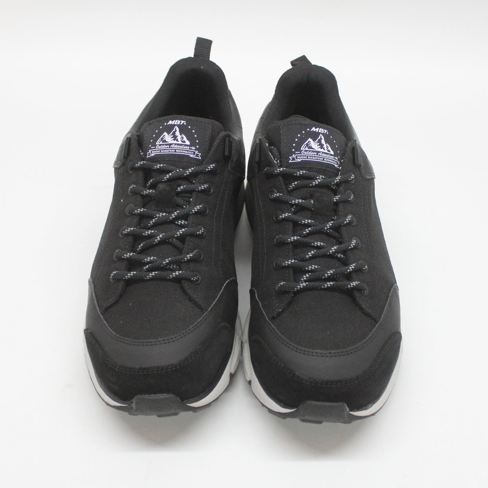 MBT Naga Sym 703079-03R Leather Synthetic Mens Trainers - Black - 41.5#color_black
