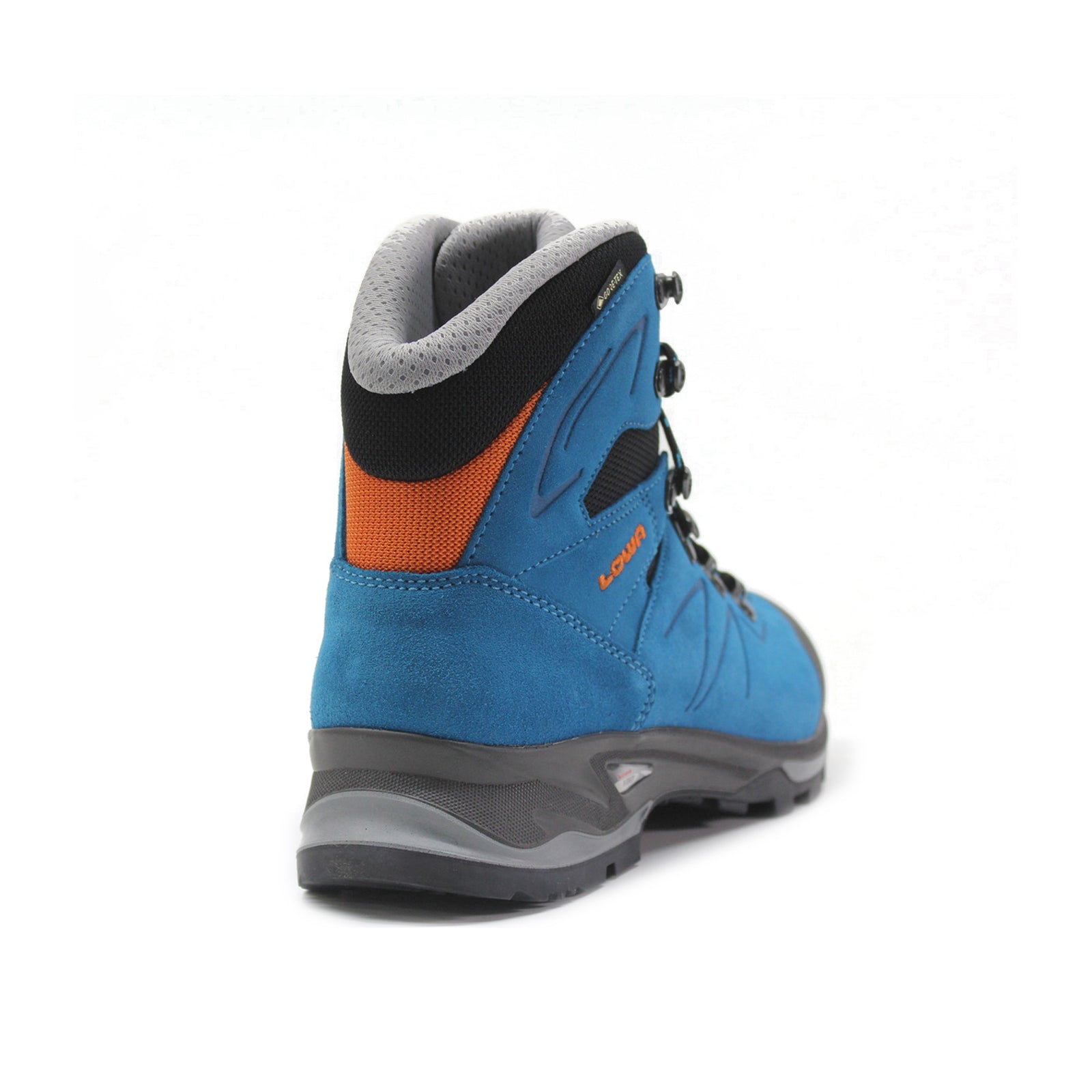 Lowa Badia GTX Suede Textile Womens Boots#color_turquoise mandarin