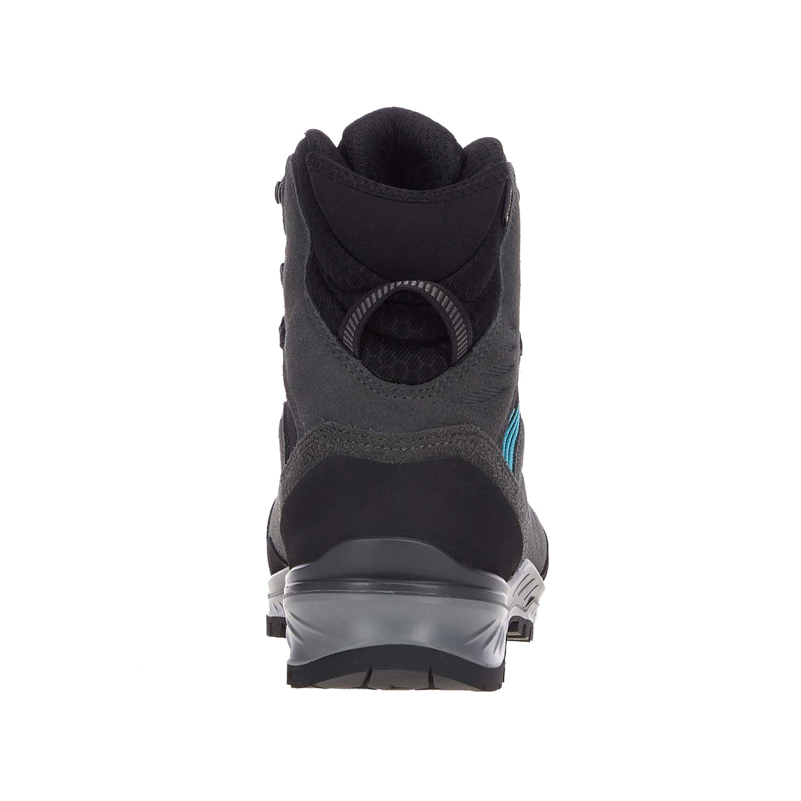 Lowa Cadin II GTX Mid Suede Textile Womens Boots#color_anthracite aquamarine