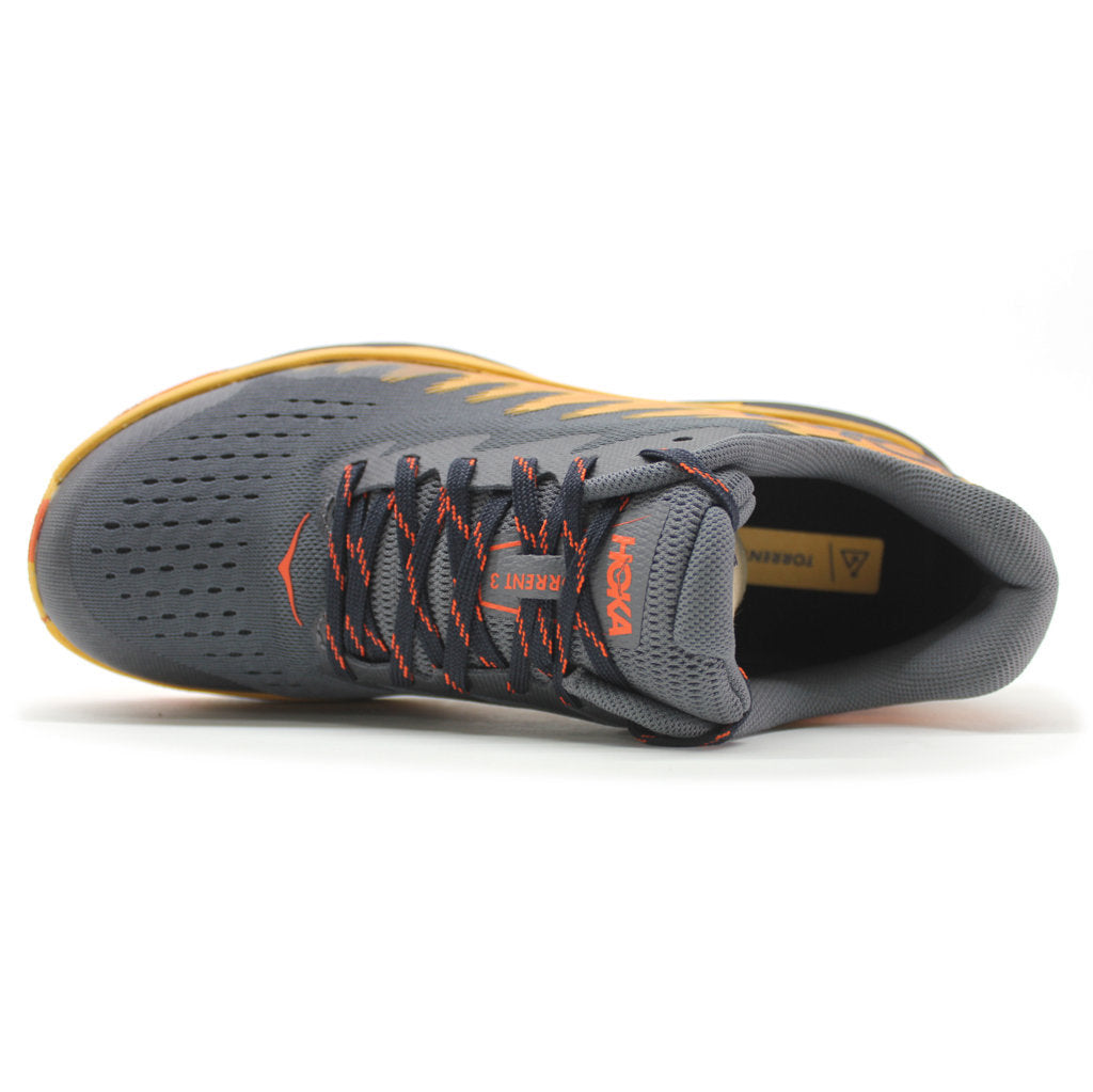 Hoka One One Torrent 3 Textile Synthetic Mens Trainers#color_castlerock sherbet