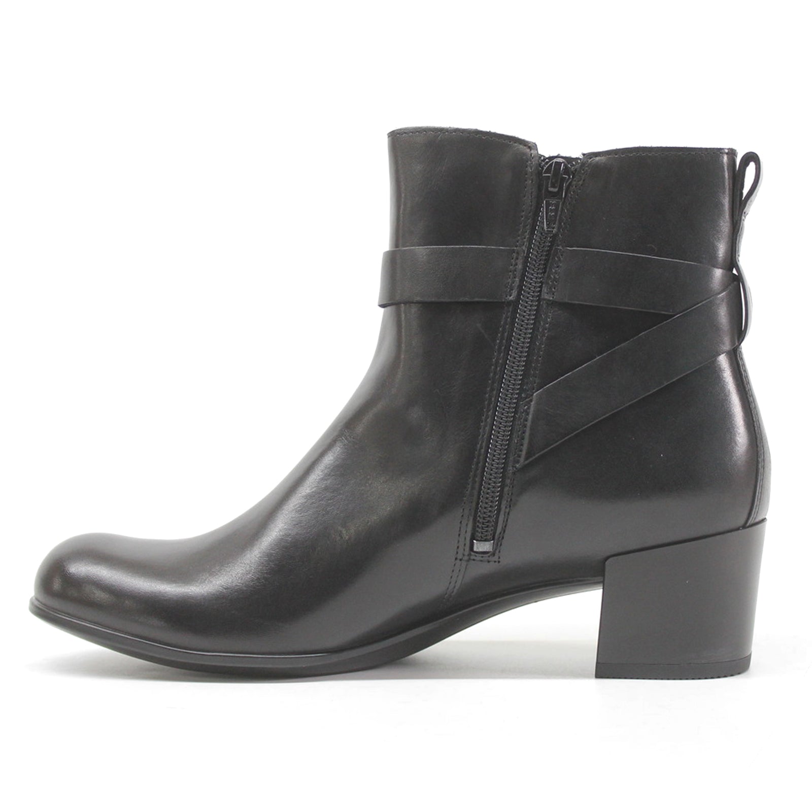 Ecco Dress Classic 35 209913 209913-01001 Full Grain Leather Womens Boots - Black - 37#color_black