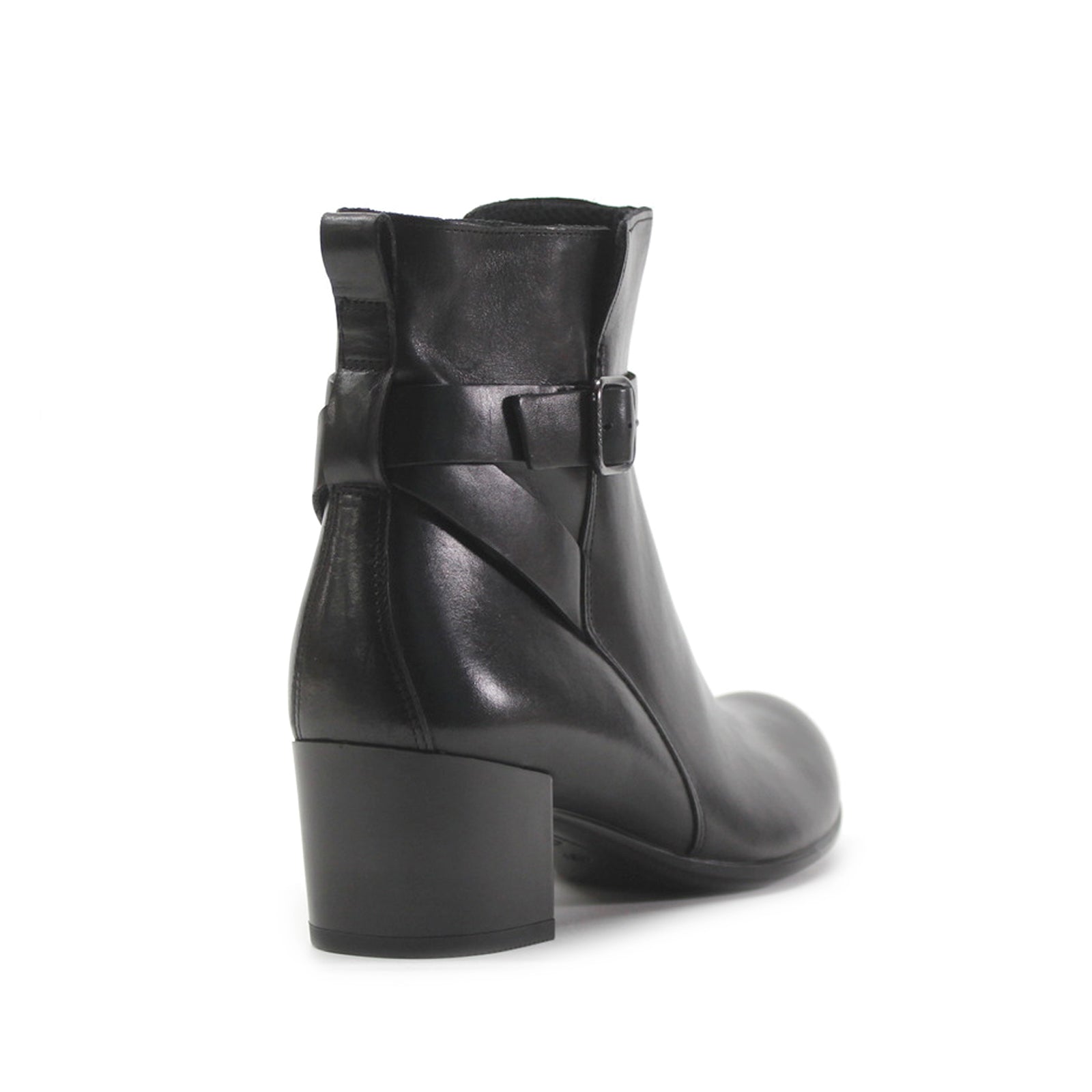 Ecco Dress Classic 35 209913 209913-01001 Full Grain Leather Womens Boots - Black - 37#color_black