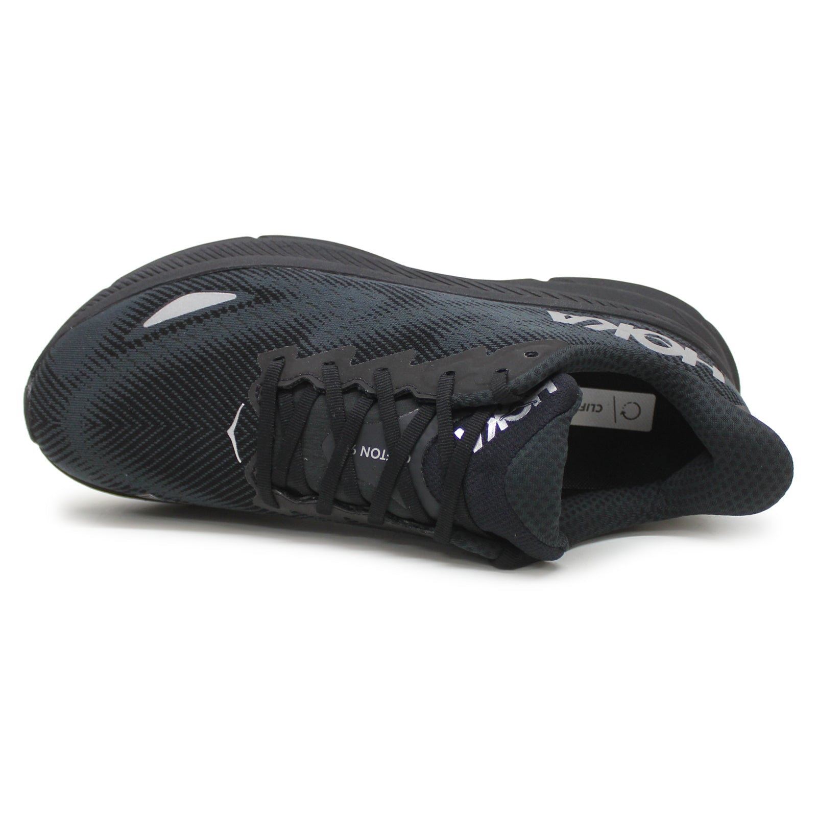 Hoka Clifton 9 GTX Textile Synthetic Mens Trainers#color_black black