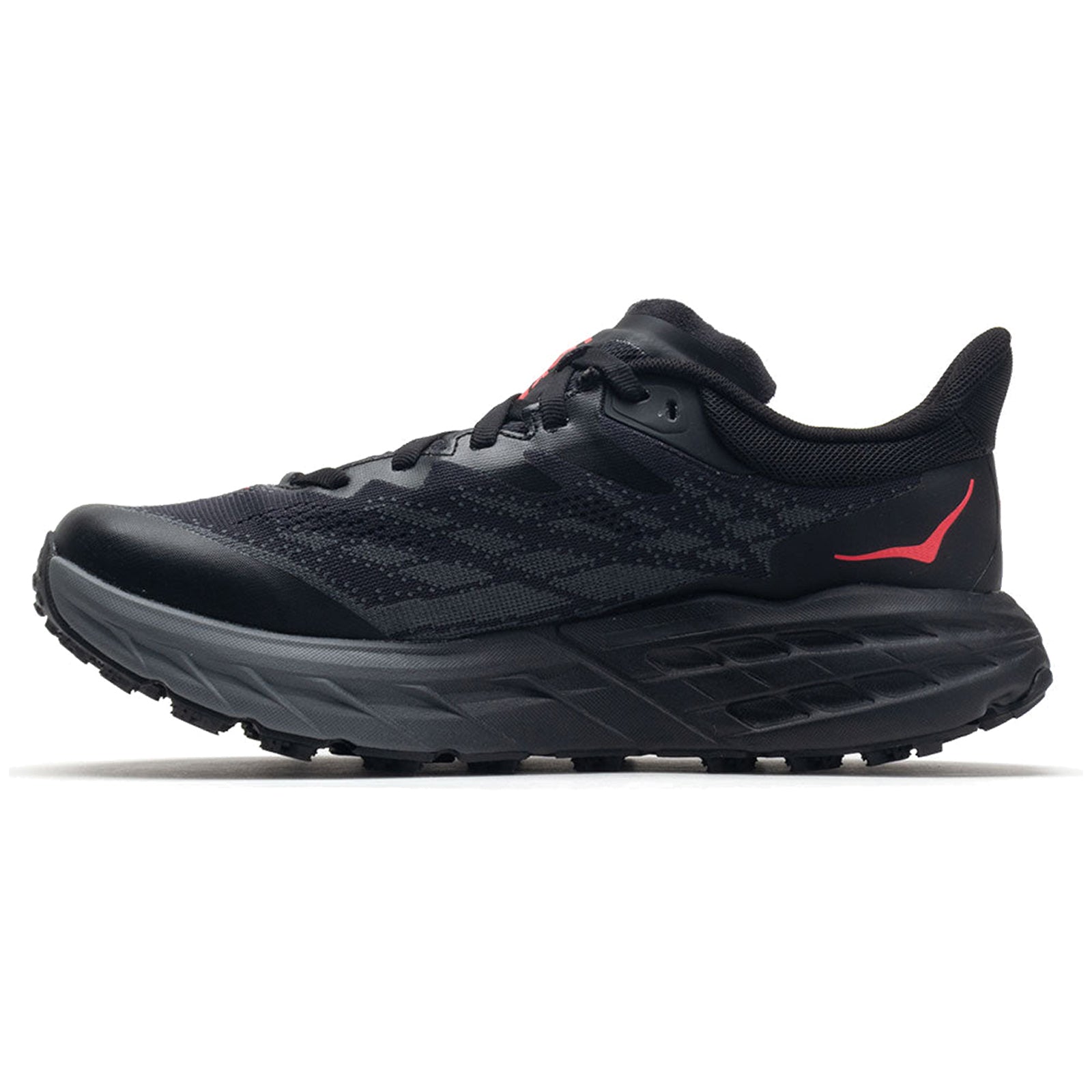 Hoka Speedgoat 5 GTX Spike Textile Synthetic Womens Trainers#color_black black