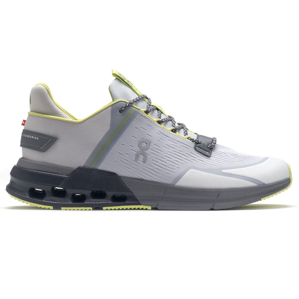 On Cloudnova Flux Textile Synthetic Men's Running Shoes#color_glacier zest