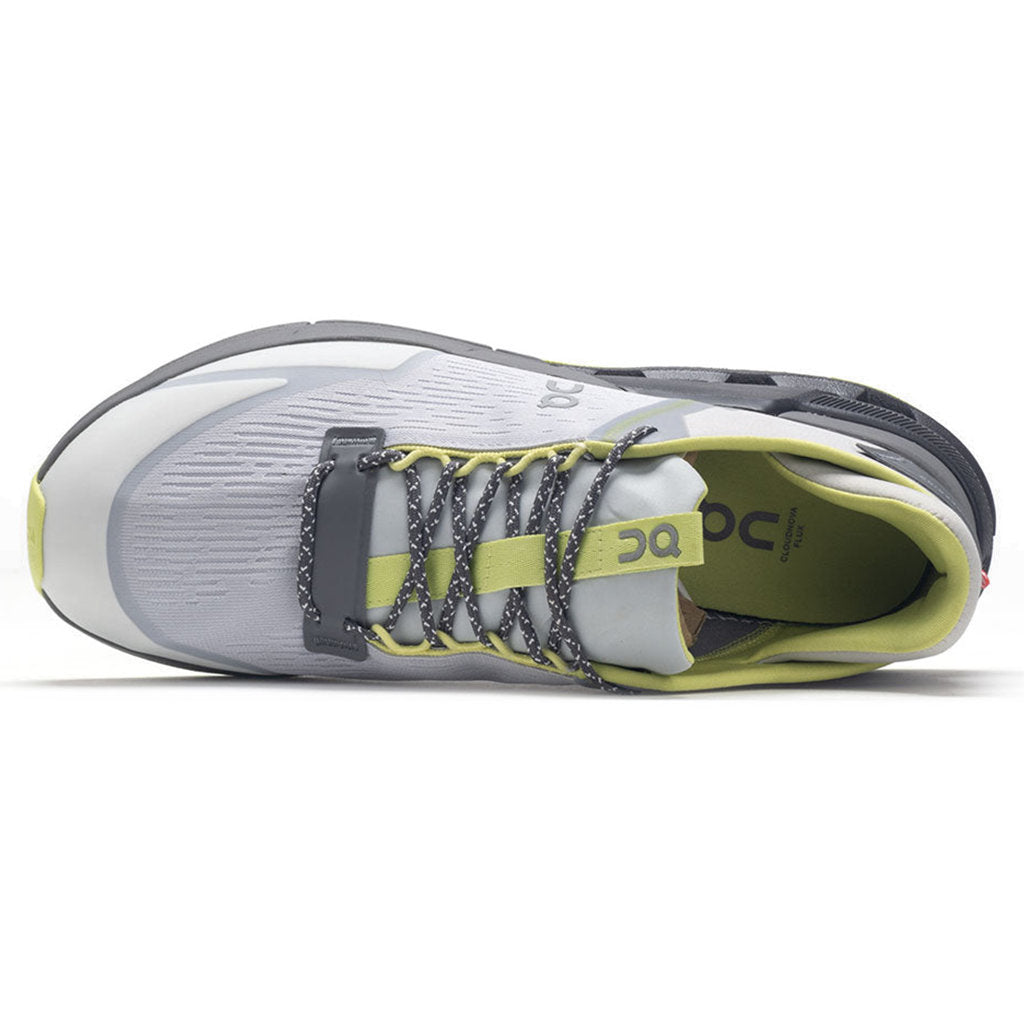 On Cloudnova Flux Textile Synthetic Men's Running Shoes#color_glacier zest