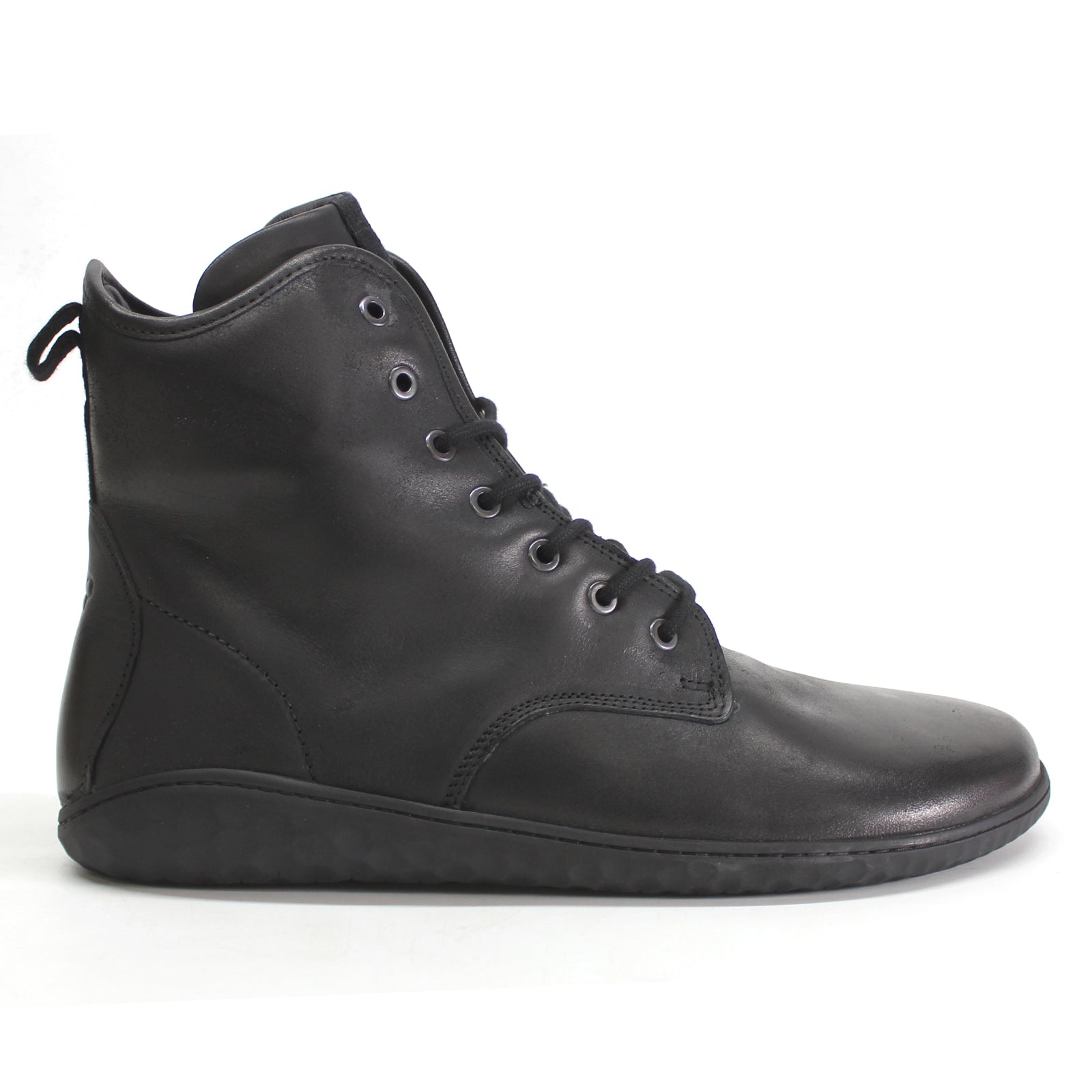Vivobarefoot Scott IV 301133-01 Full Grain Leather Mens Boots - Obsidian - 42#color_obsidian