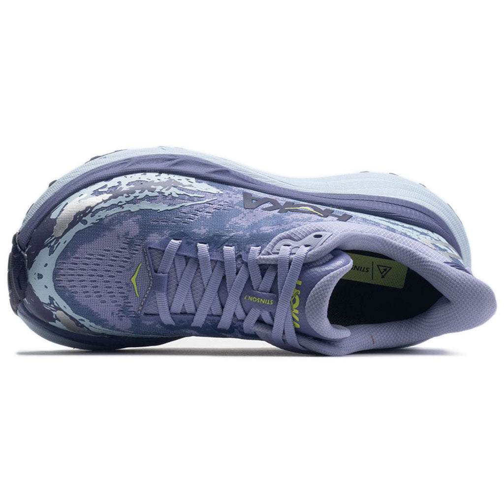 Hoka One One Stinson 7 Textile Synthetic Womens Trainers#color_cosmic sky meteor