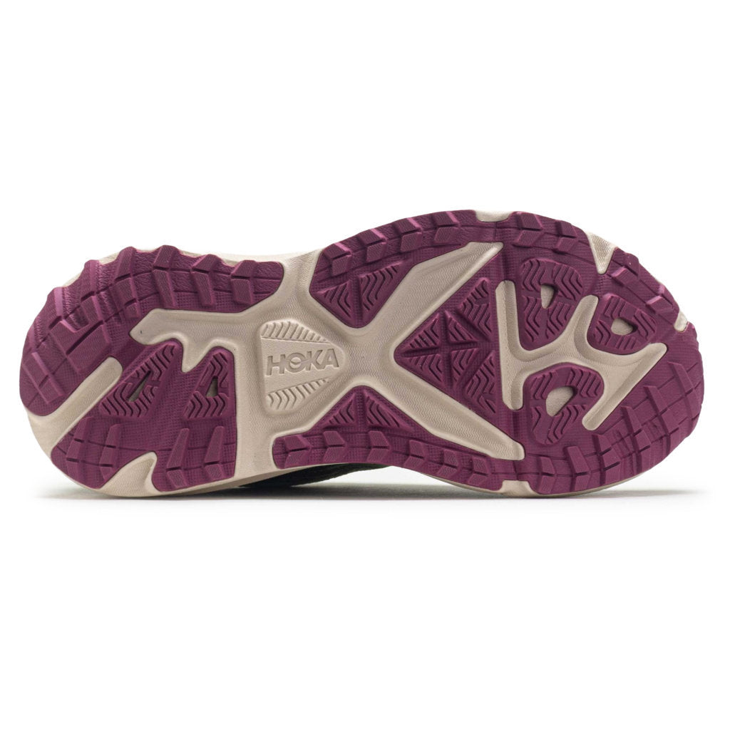 Hoka Stinson 7 Textile Synthetic Women's Running Shoes#color_seed green beet root
