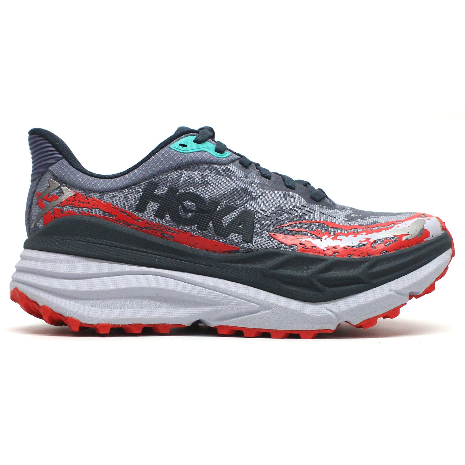 Hoka Stinson 7 Textile Synthetic Women's Running Shoes#color_anchor gull