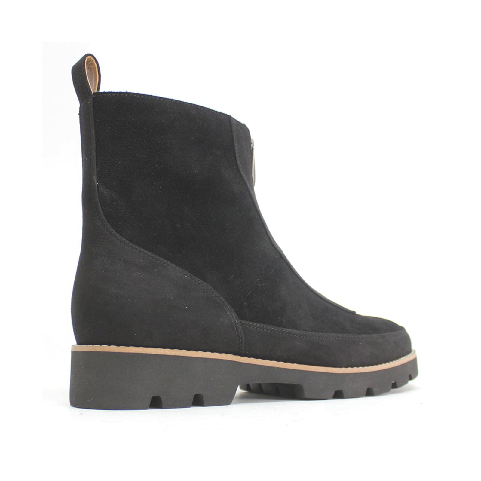 Vionic Estilo Suede Womens Boots#color_black