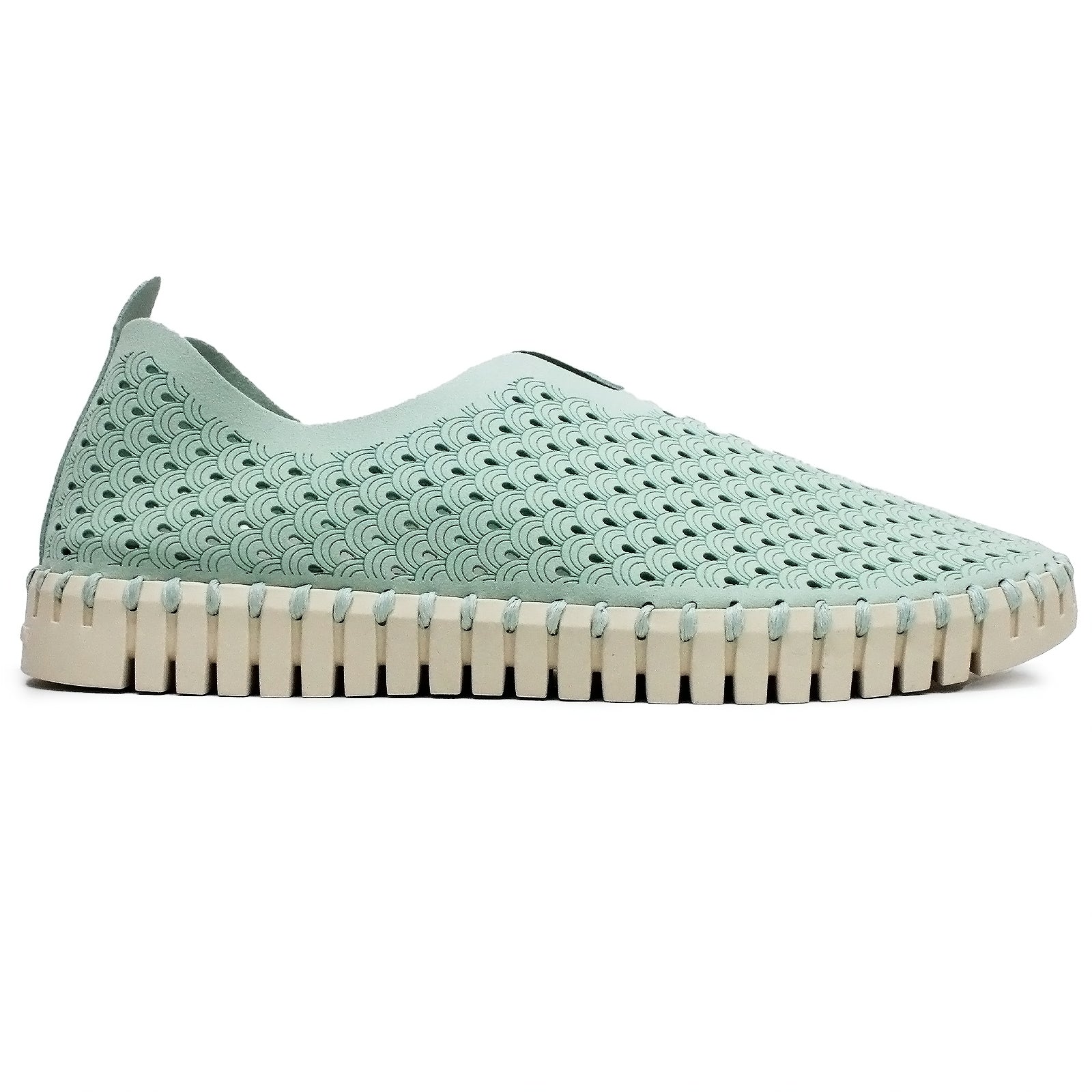 Ilse Jacobsen Tulip 3275 TULIP3275-463 Textile Womens Shoes - Laurel Green - 37#color_laurel green