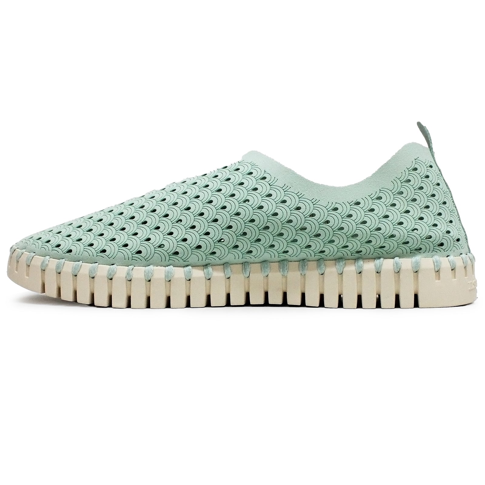 Ilse Jacobsen Tulip 3275 TULIP3275-463 Textile Womens Shoes - Laurel Green - 37#color_laurel green