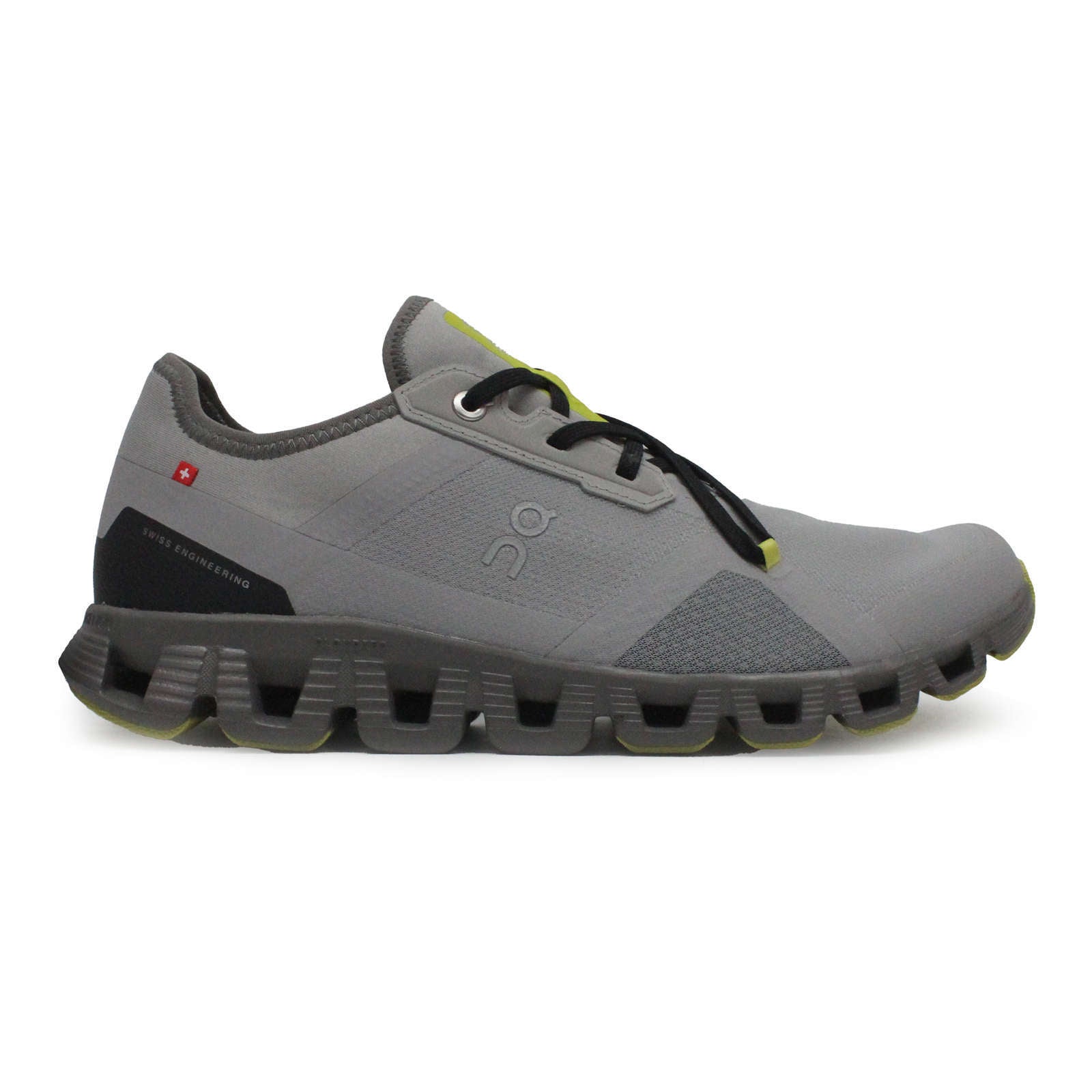 On Cloud X 3 AD Textile Synthetic Men's Running Shoes#color_fog gecko