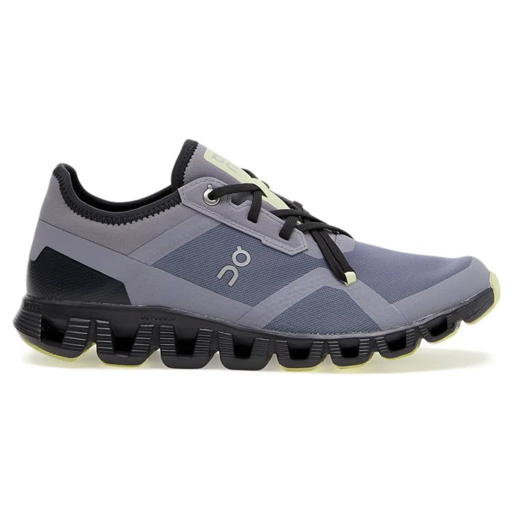 On Cloud X 3 AD Textile Synthetic Women's Running Shoes#color_fossil hay