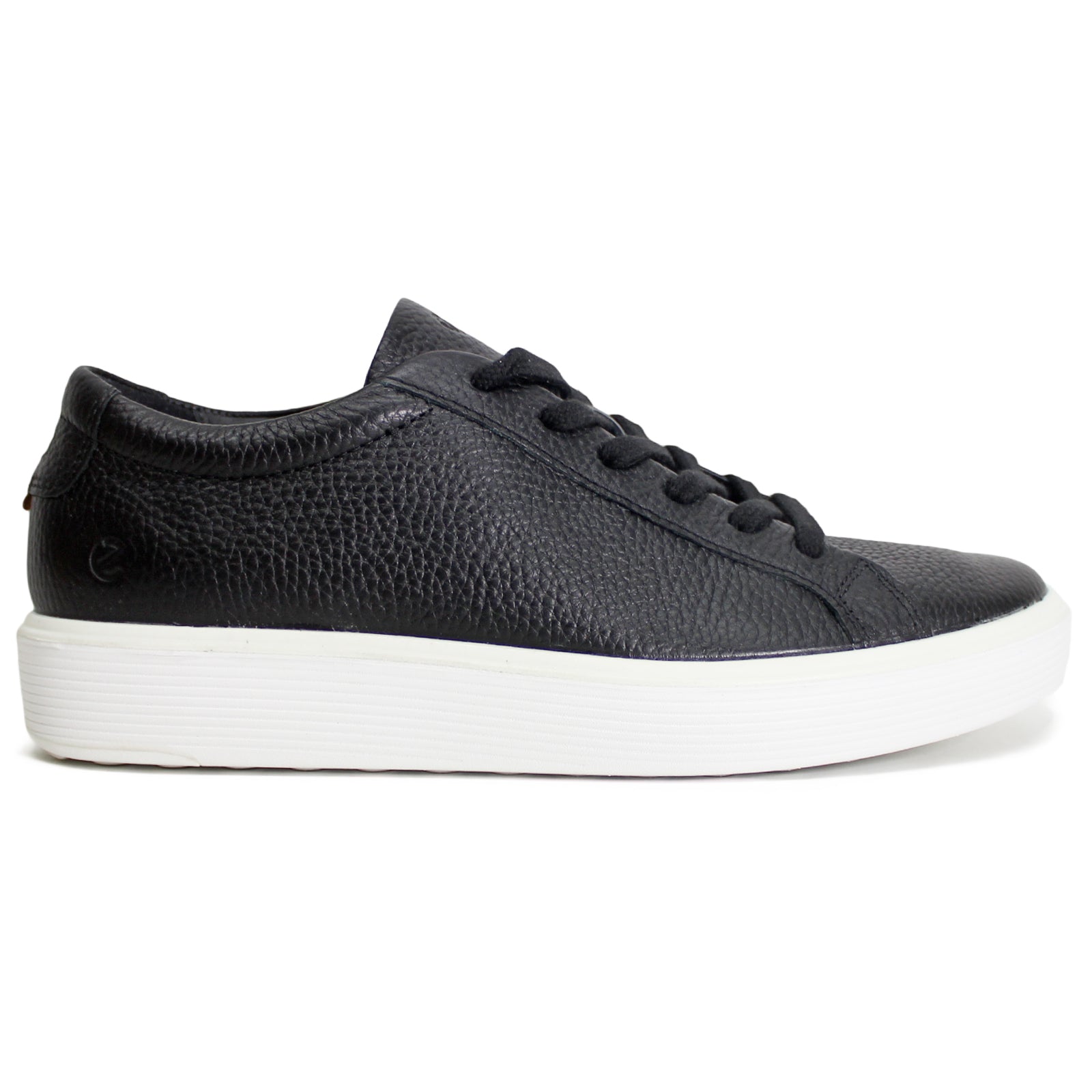 Ecco Soft 60 219203-01001 Leather Womens Shoes - Black - 37#color_black