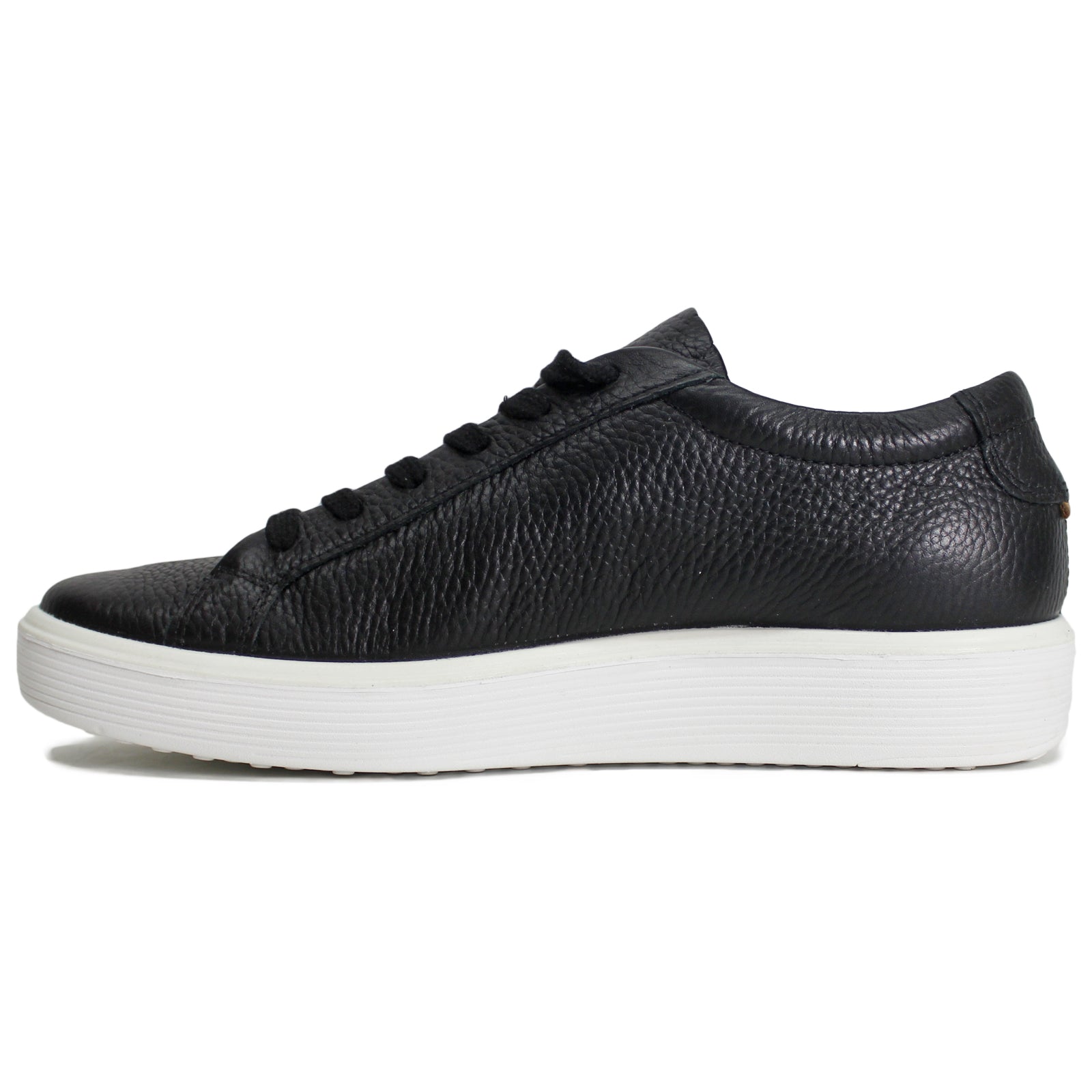 Ecco Soft 60 219203-01001 Leather Womens Shoes - Black - 37#color_black