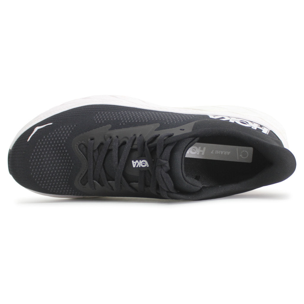 Hoka Arahi 7 Textile Men's Running Shoes#color_black white