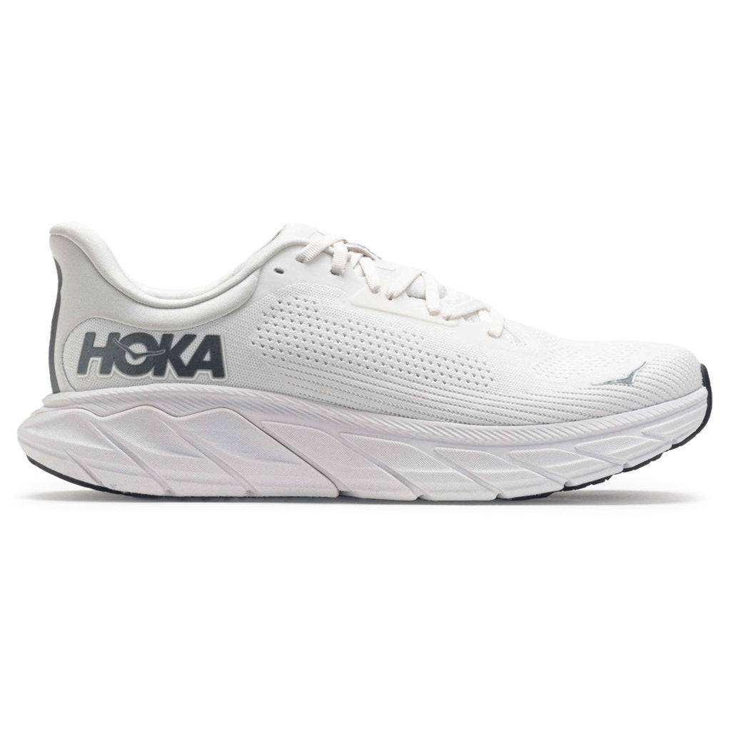 Hoka Arahi 7 Textile Men's Running Shoes#color_blanc de blanc steel wool