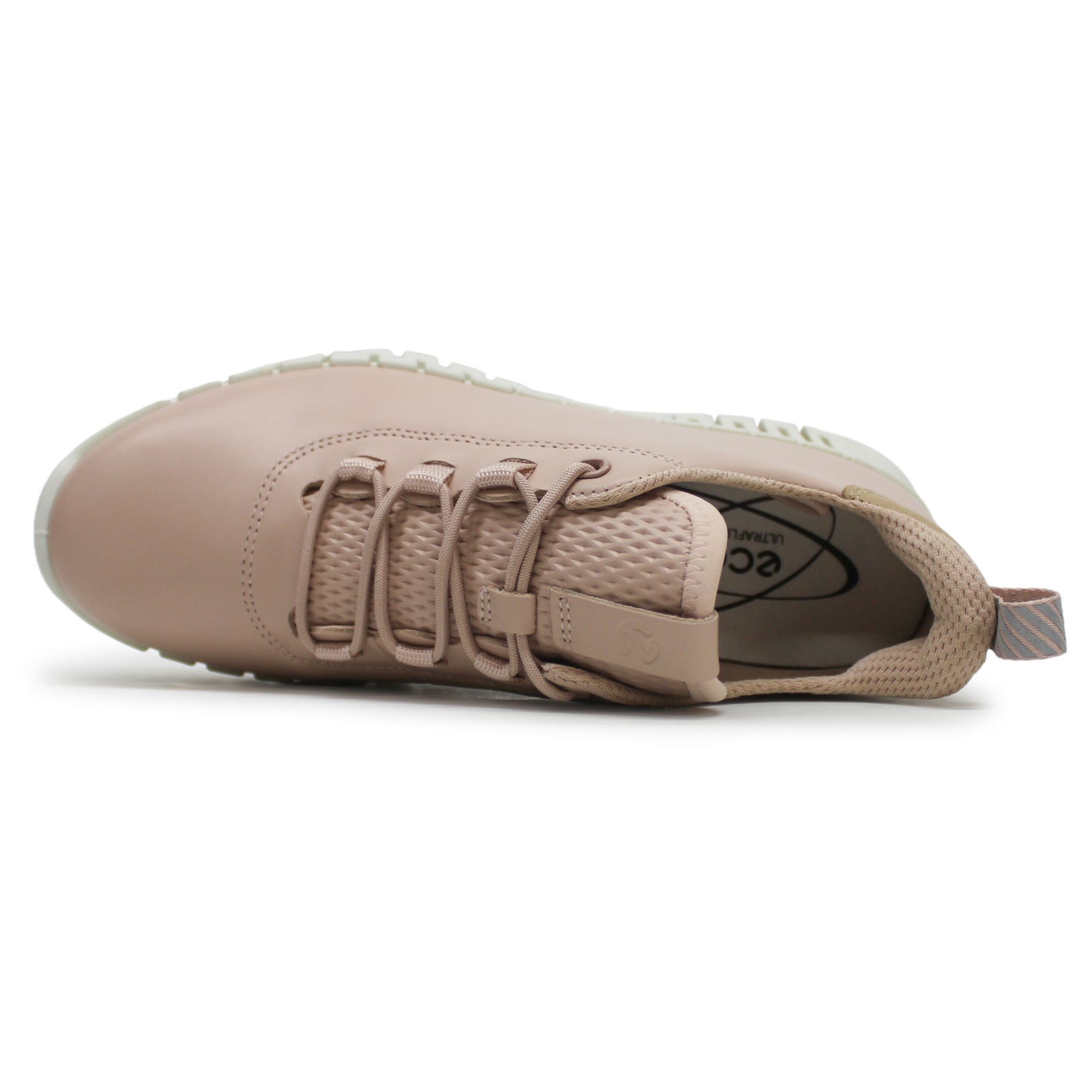 Ecco Gruuv 218203 218203-59530 Full Grain Leather Womens Trainers - Rose Dust Powder - 37#color_rose dust powder