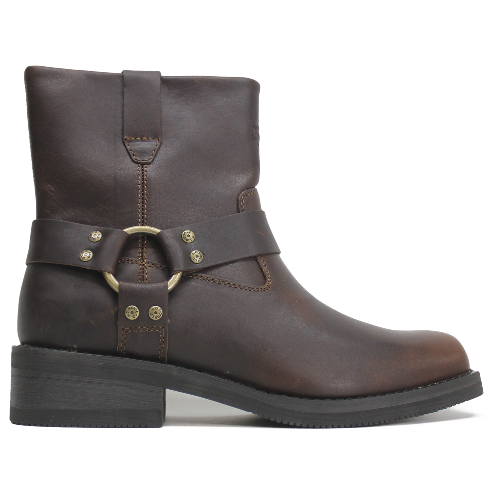 Harley Davidson Korsen 7 Inch D97198 Full Grain Leather Mens Boots - Brown - 45#color_brown