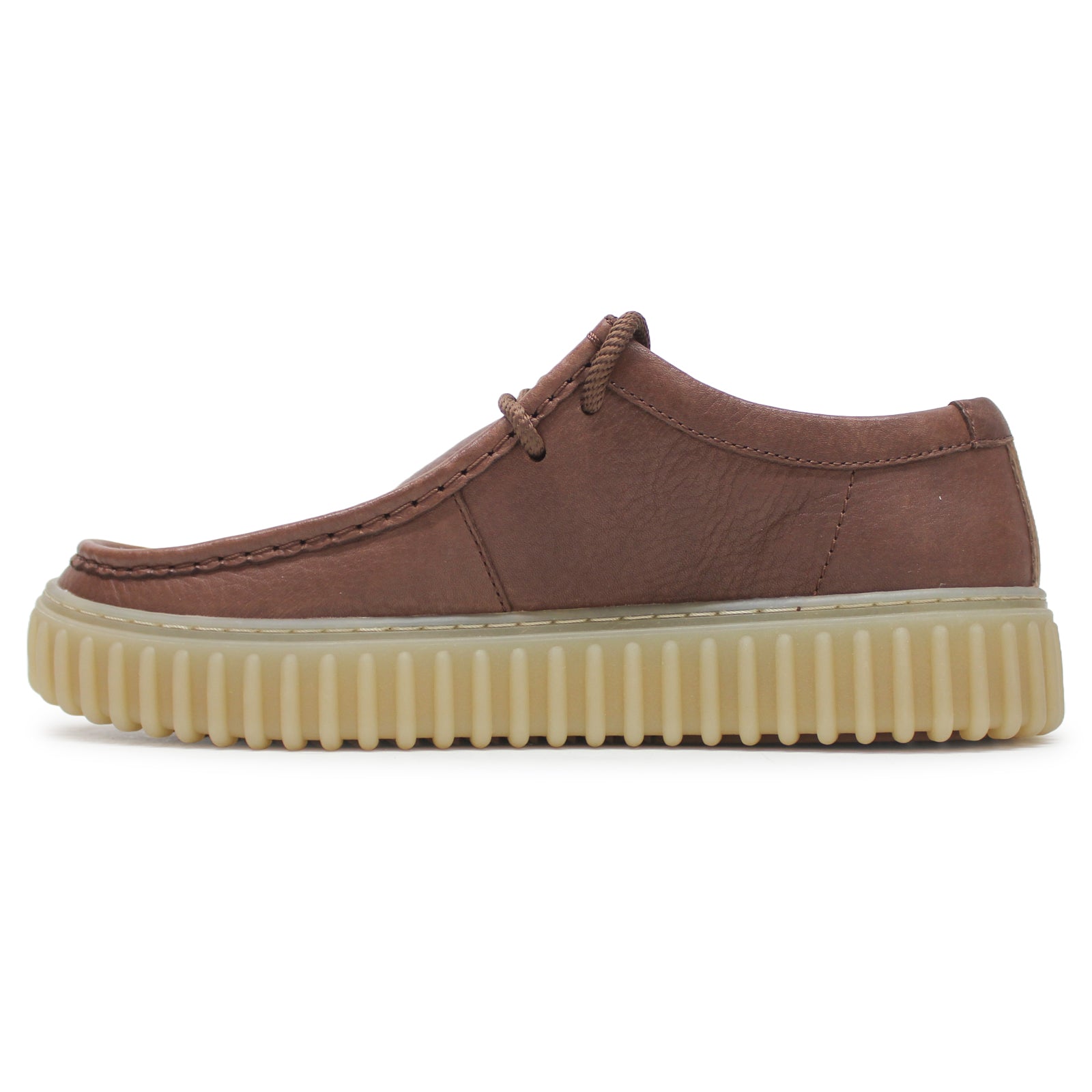 Clarks Torhill Lo Leather Mens Shoes#color_british tan