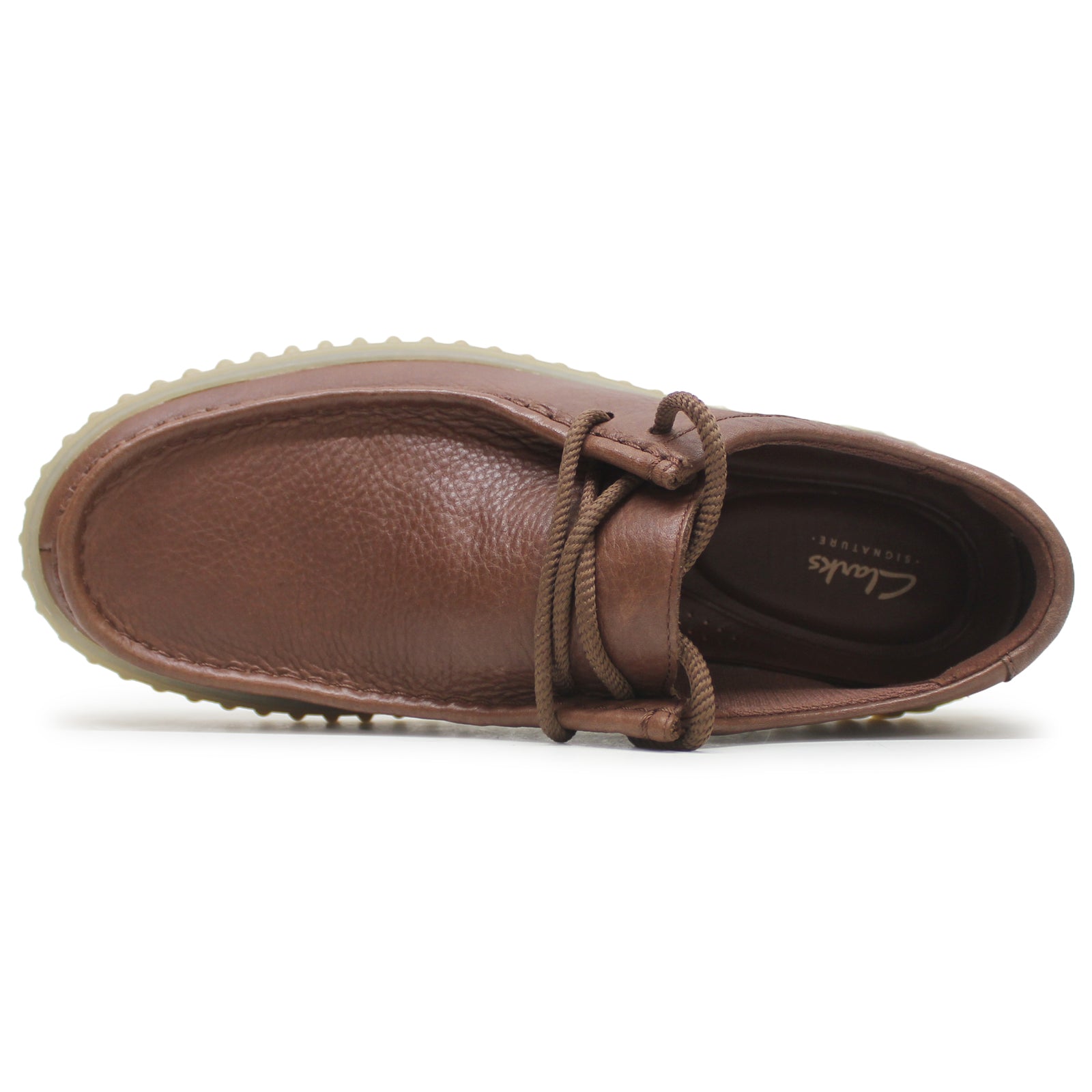 Clarks Torhill Lo Leather Mens Shoes#color_british tan