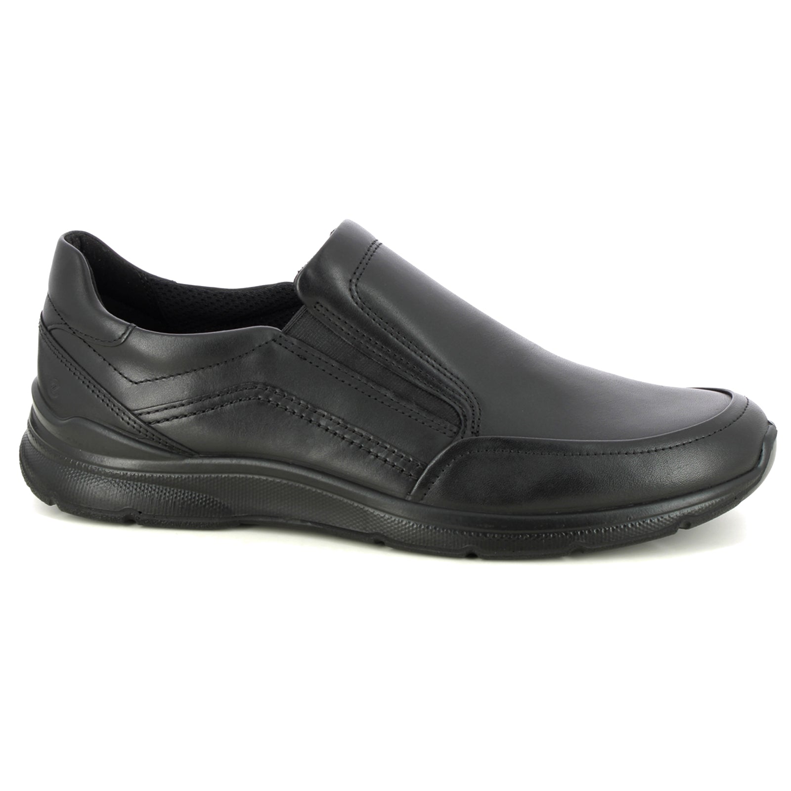 Ecco Irving 511744 511744-01001 Leather Mens Shoes - Black - 46#color_black