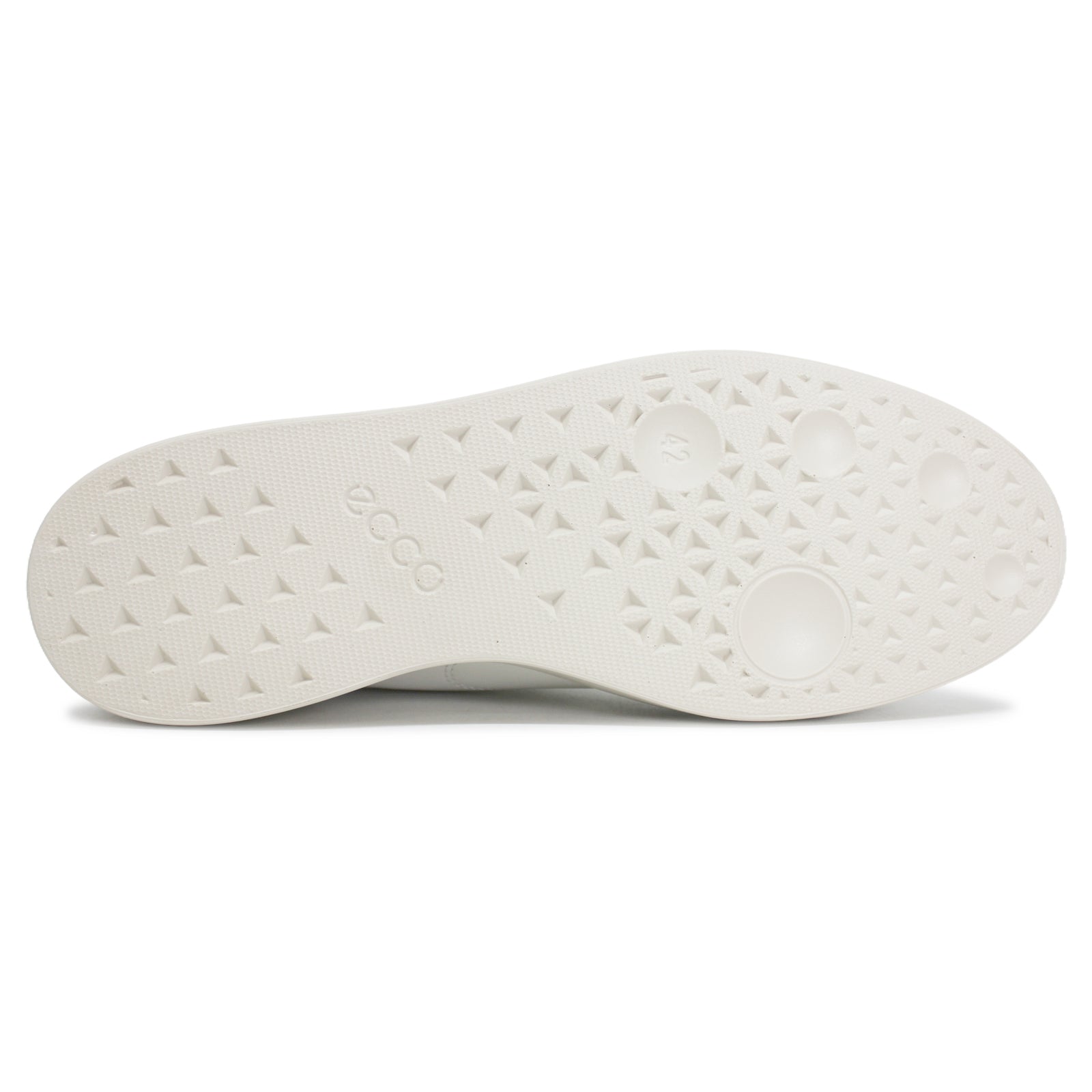Ecco Street Lite 212853 Nubuck Leather Womens Trainers#color_limestone white pure whte gold