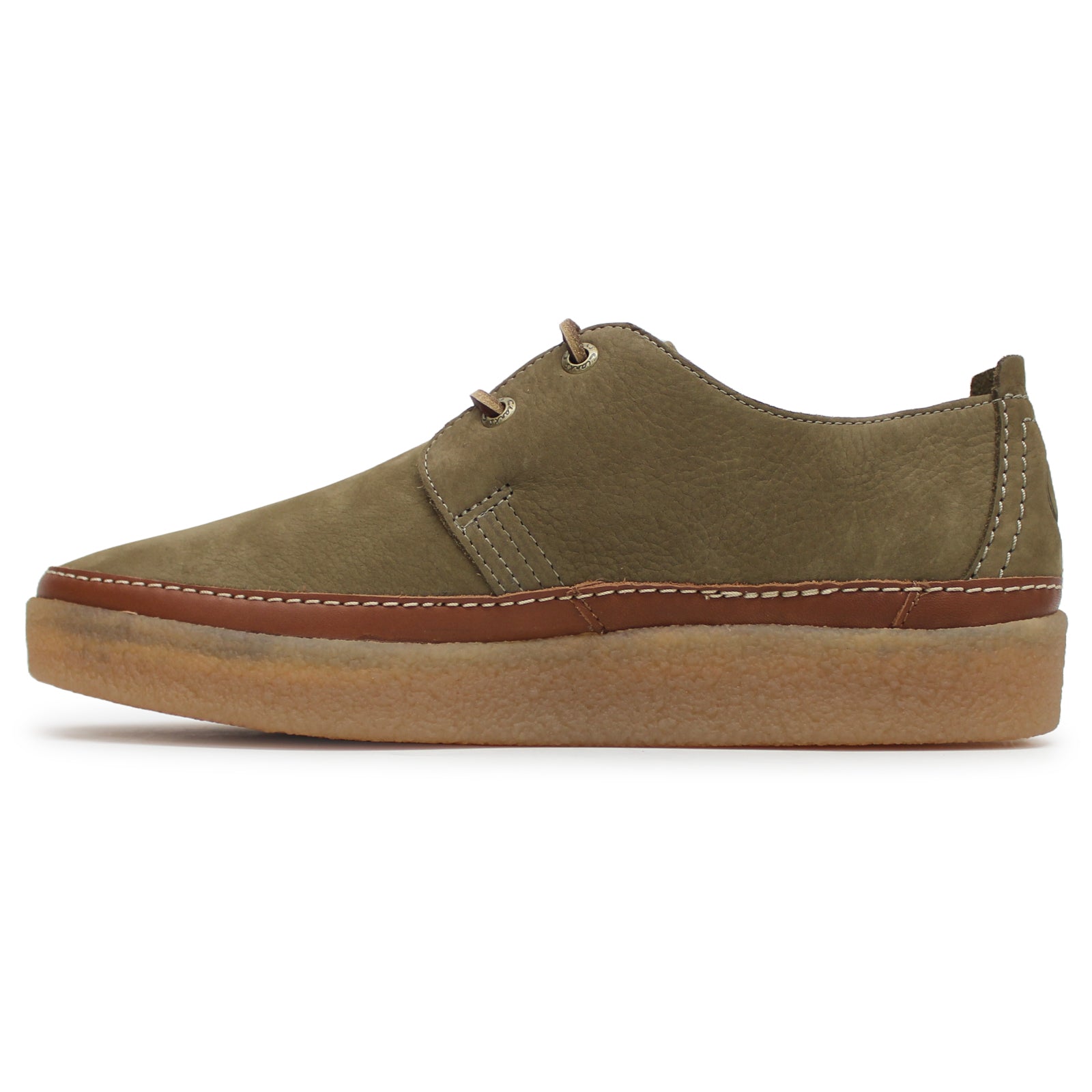 Clarks Clarkwood Low Nubuck Mens Shoes#color_oakwood