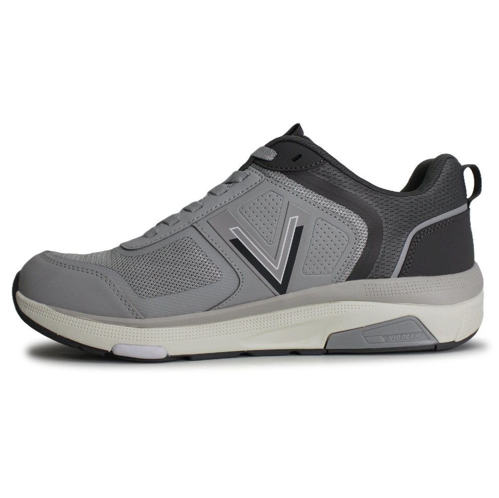 Vionic WStrider Leather Textile Womens Trainers#color_charcoal