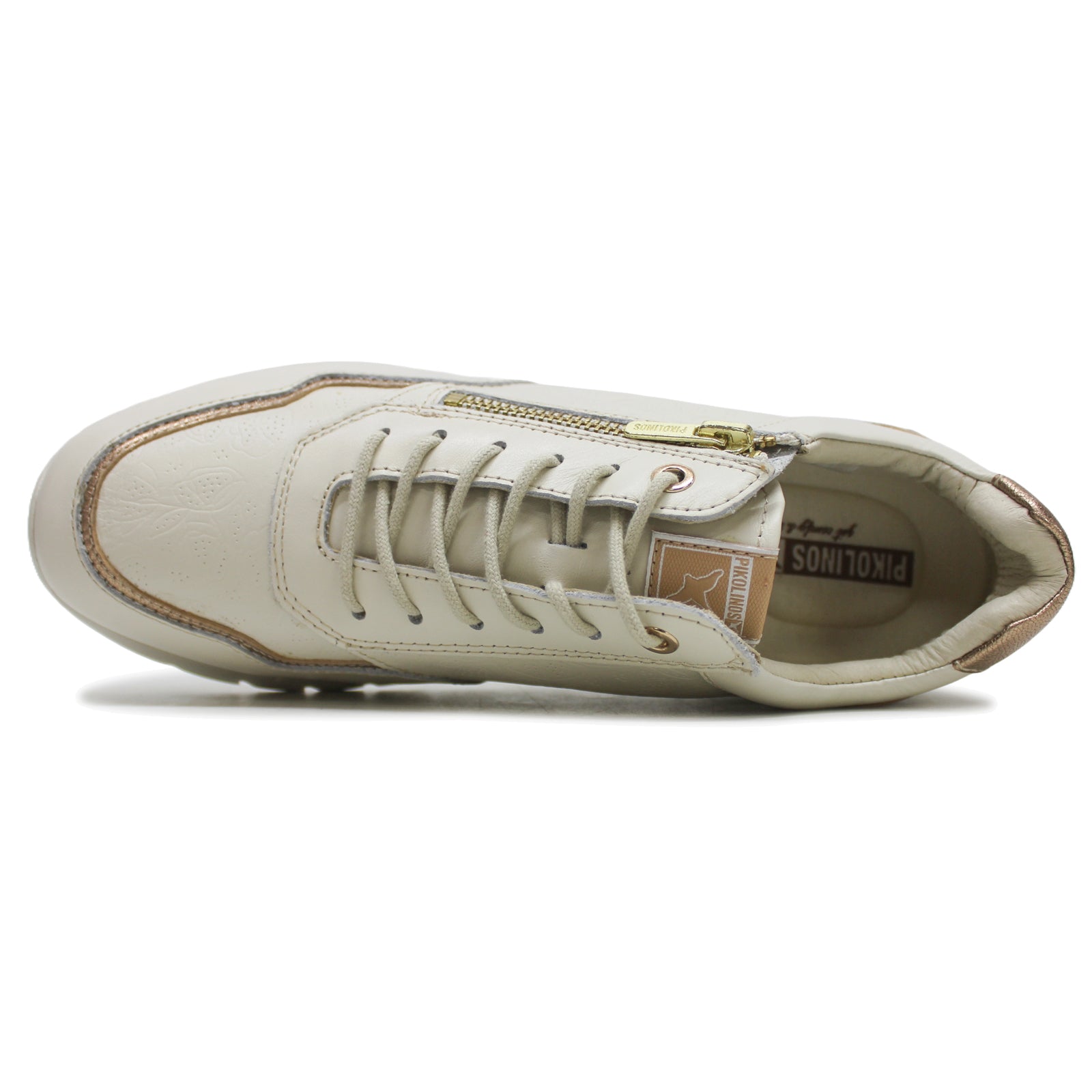 Pikolinos Cantabria W4R-6994 Leather Womens Trainers#color_nata