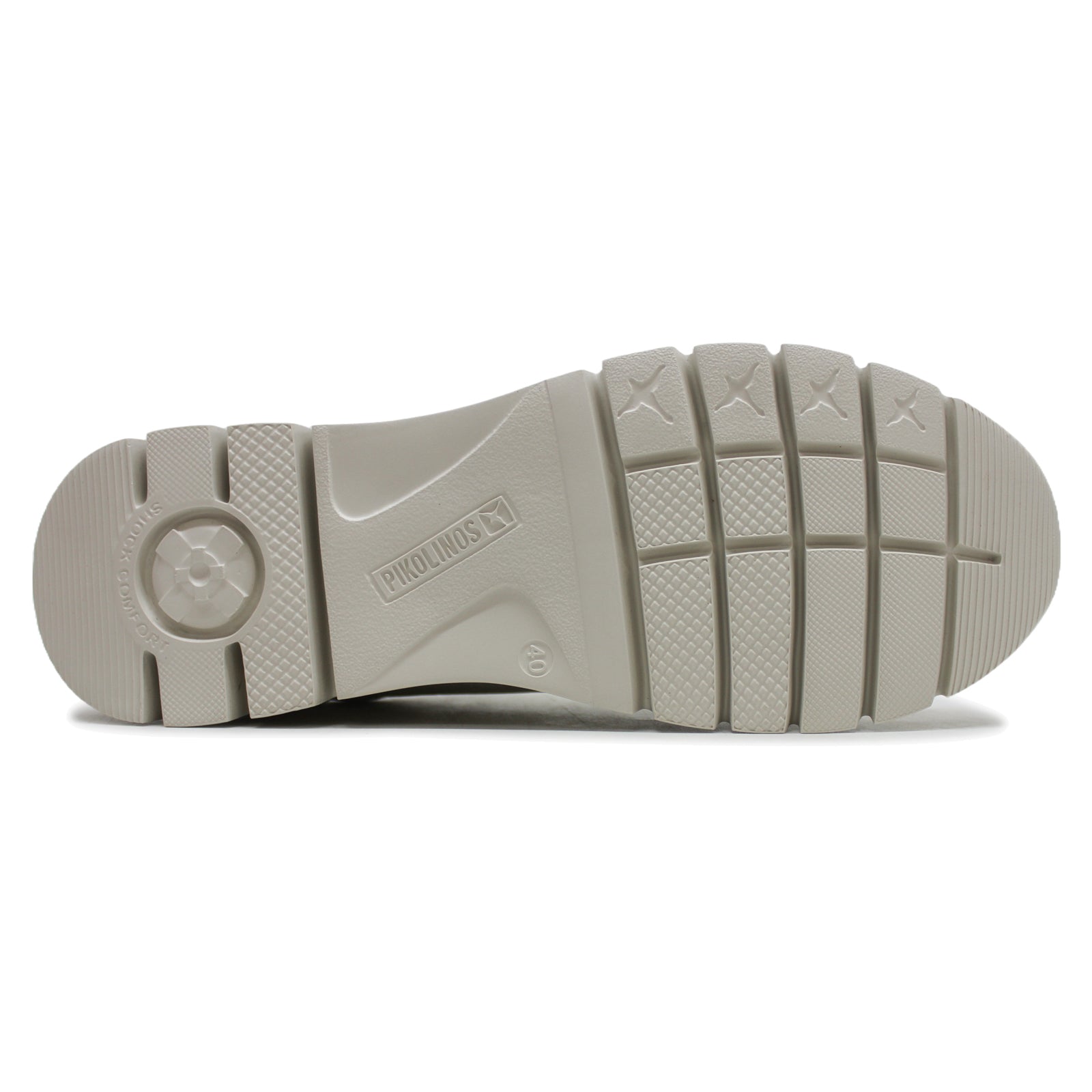Pikolinos Cantabria W4R-6994 Leather Womens Trainers#color_nata