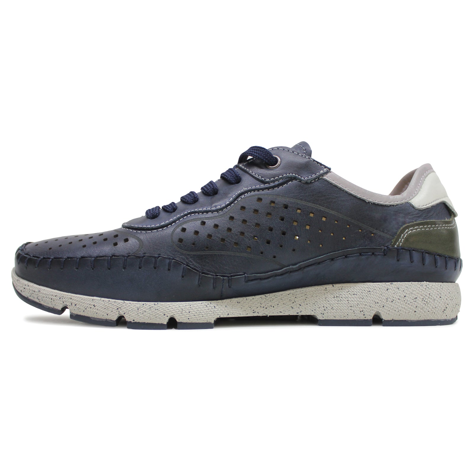 Pikolinos Fuencarral M4U-6276 Leather Mens Trainers#color_blue