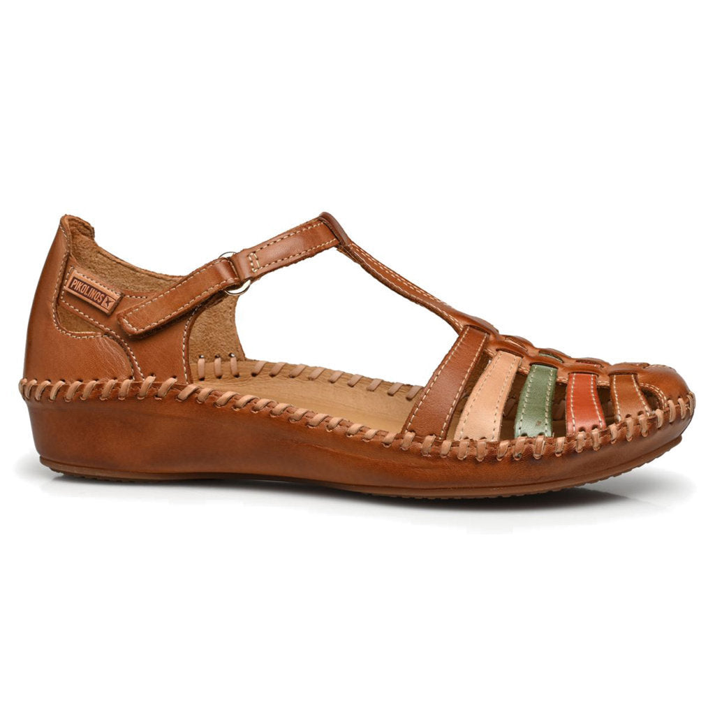 Pikolinos P. Vallarta 655-0843 Leather Womens Sandals#color_brandy