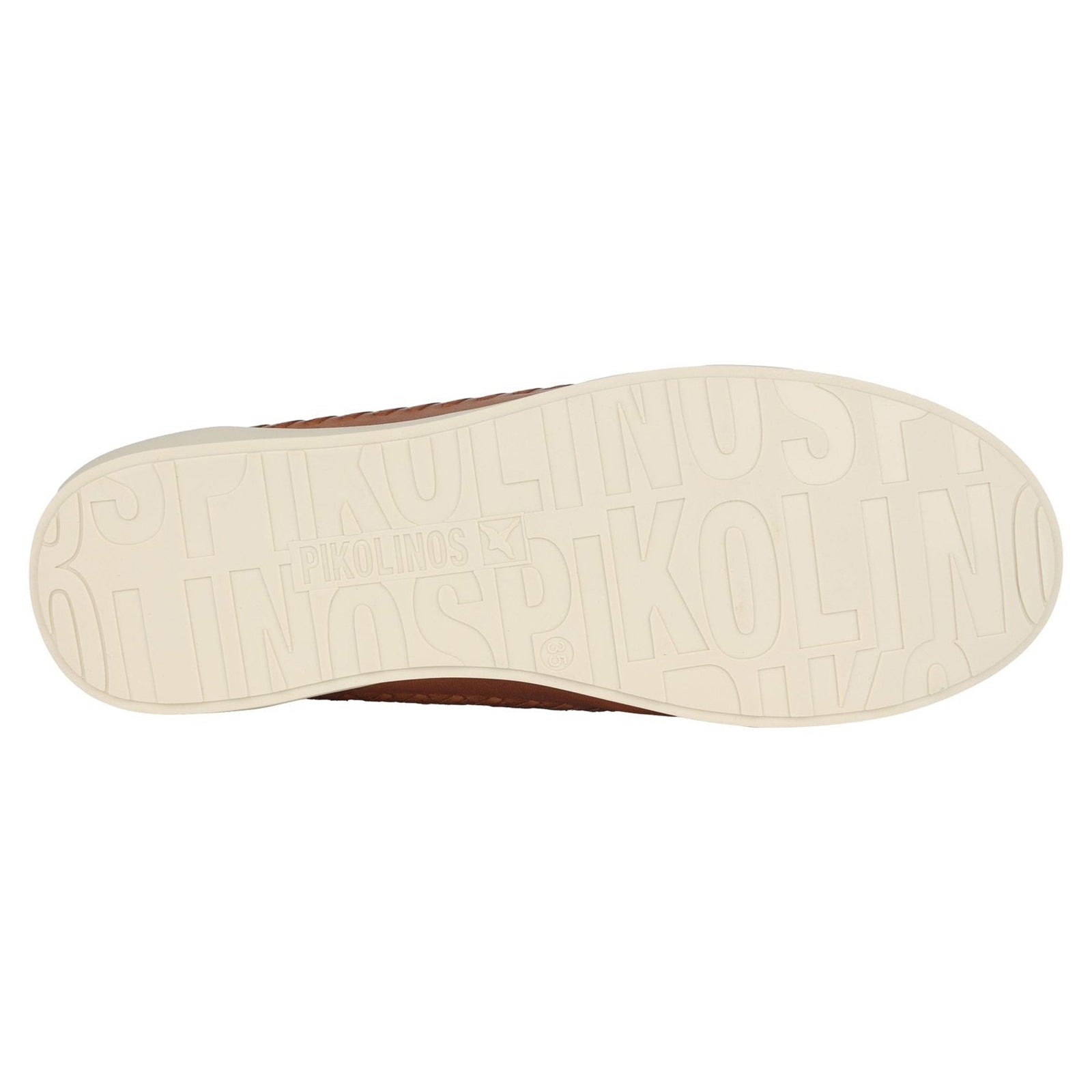 Pikolinos Soller W8B-6531 Leather Womens Trainers#color_brandy
