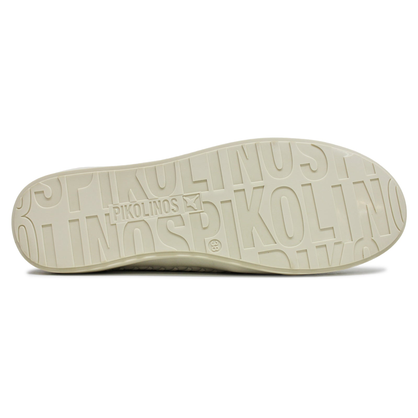 Pikolinos Soller W8B-6531 Leather Womens Trainers#color_nata