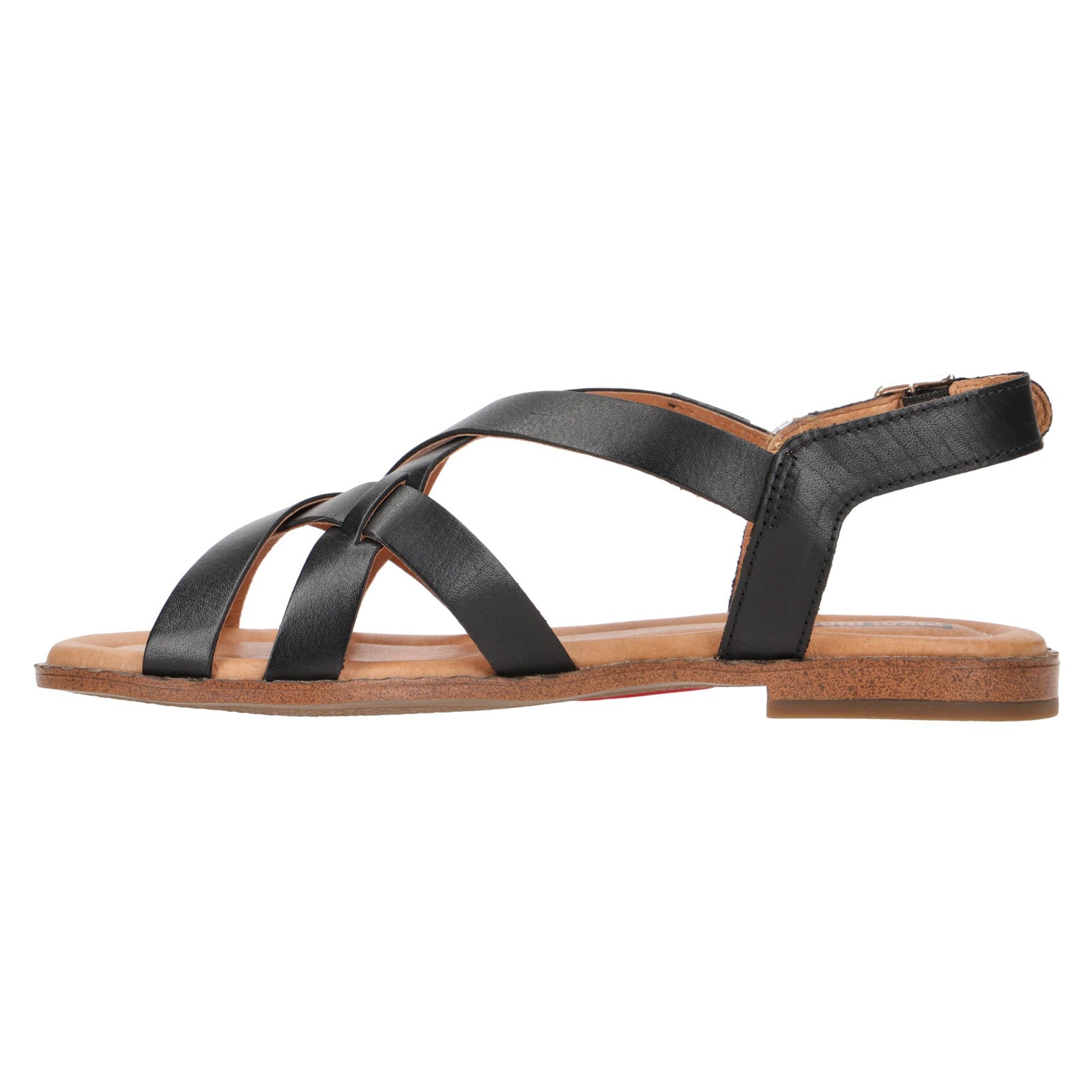 Pikolinos Algar W0X-0556 Leather Womens Sandals#color_black