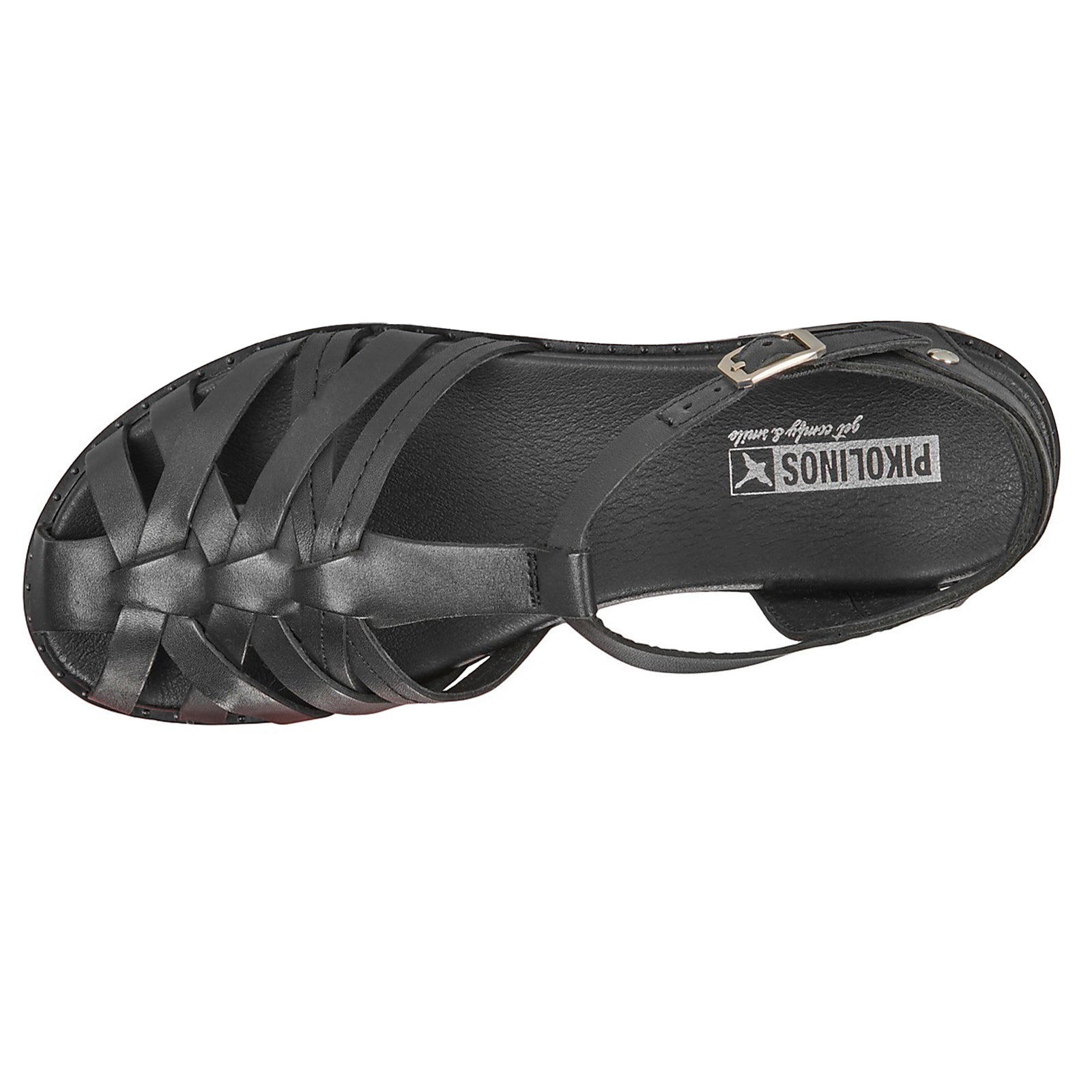 Pikolinos Formentera W8Q-0803 Leather Womens Sandals#color_black