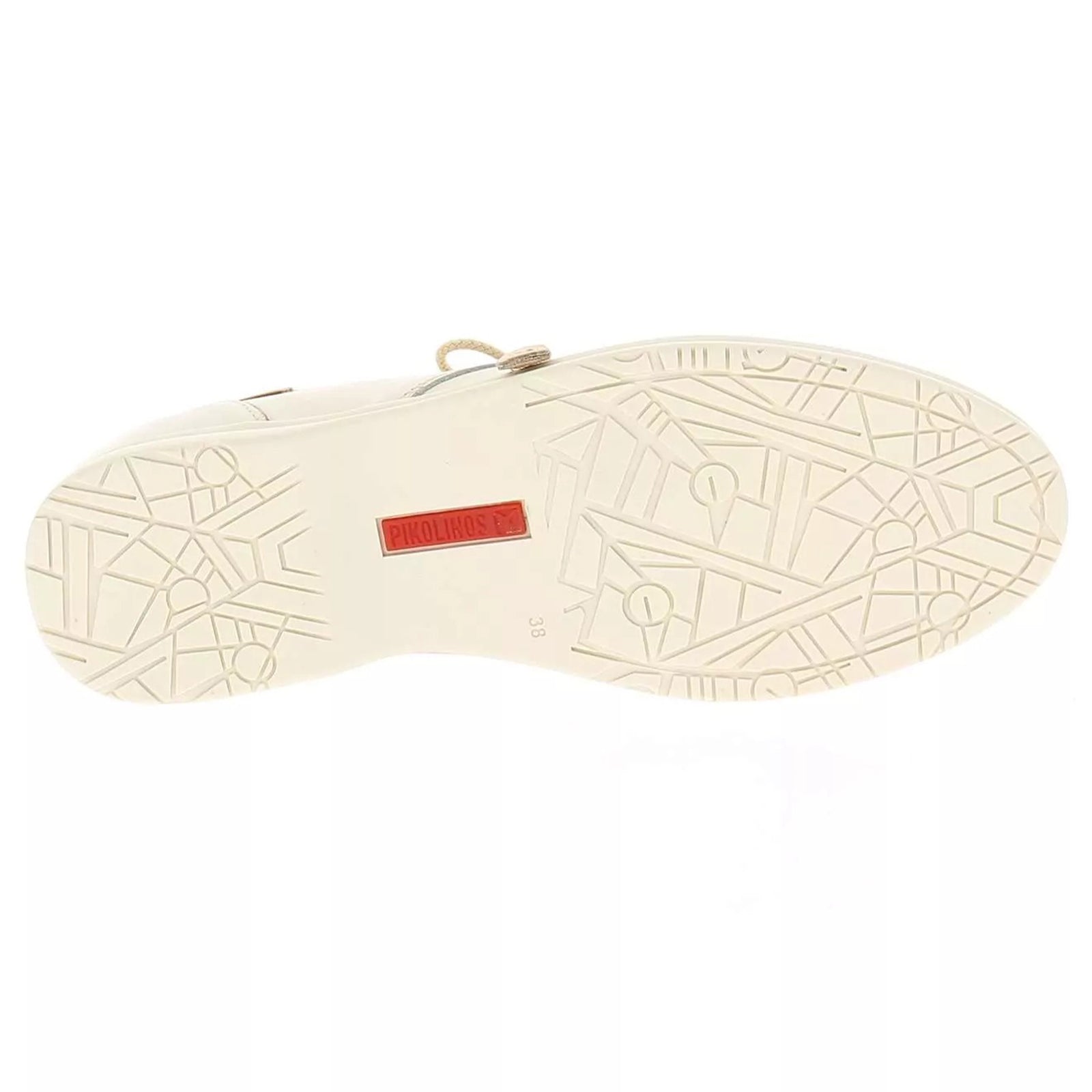 Pikolinos Gandia W2Y-4787 Leather Womens Shoes#color_nata