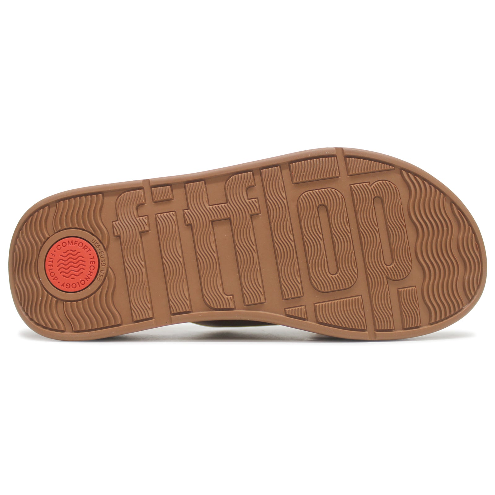 FitFlop F Mode Flatform Cross Leather Womens Sandals#color_light tan