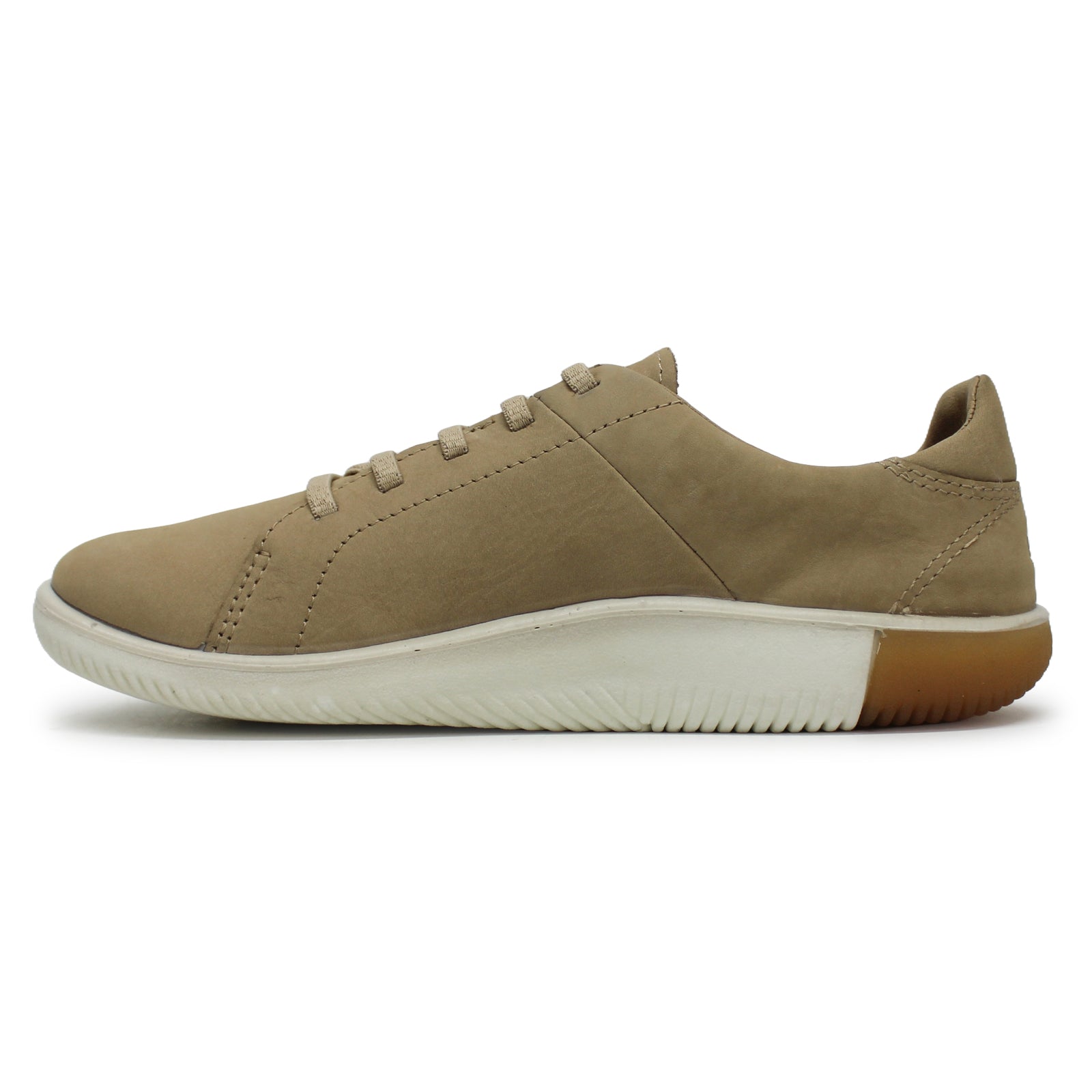 Keen KNX Lace 1029362 Leather Womens Trainers - Safari Star White - 38#color_safari star white