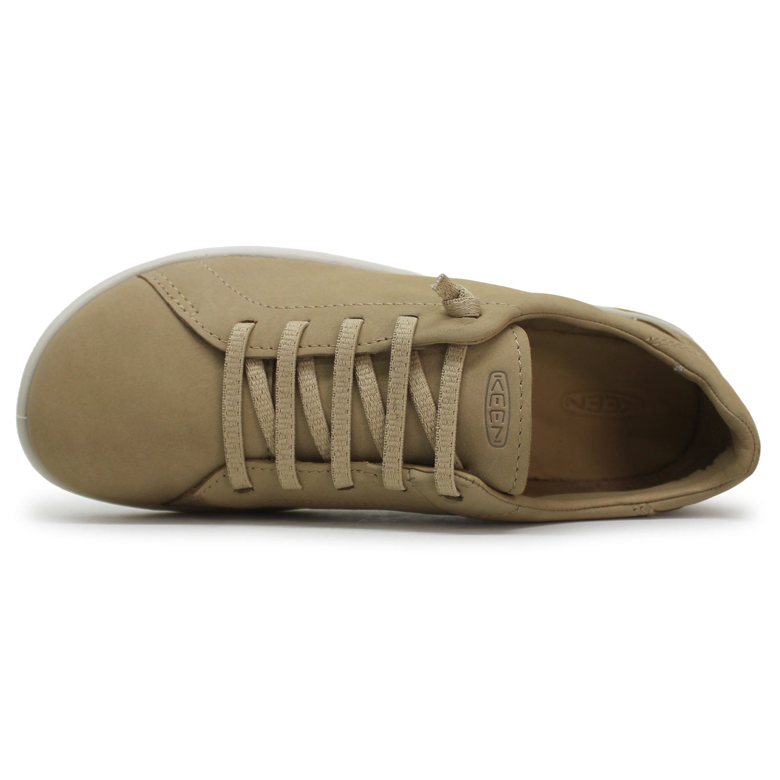Keen KNX Lace 1029362 Leather Womens Trainers - Safari Star White - 39.5#color_safari star white