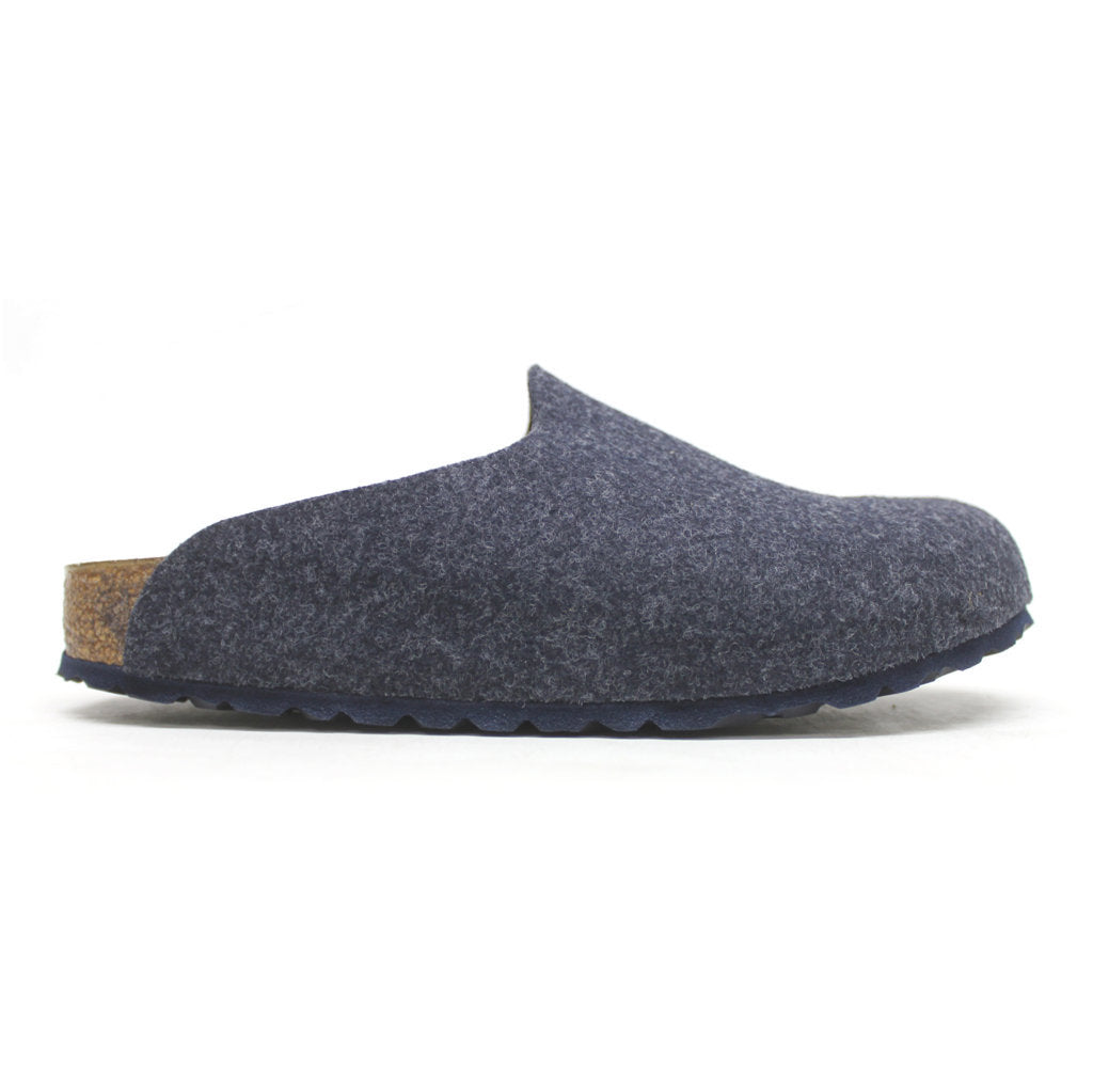 Birkenstock Amsterdam BS Wool Unisex Sandals#color_navy