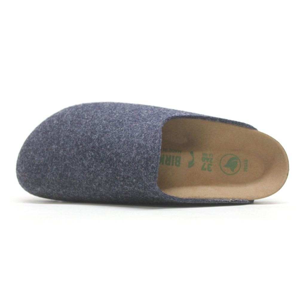 Birkenstock Amsterdam BS Wool Unisex Sandals#color_navy