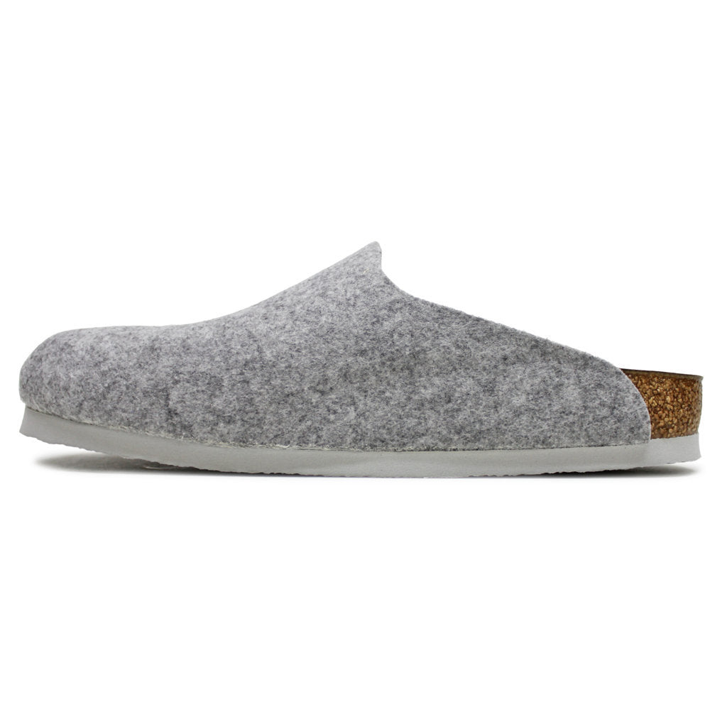 Birkenstock Amsterdam BS Wool Unisex Sandals#color_grey