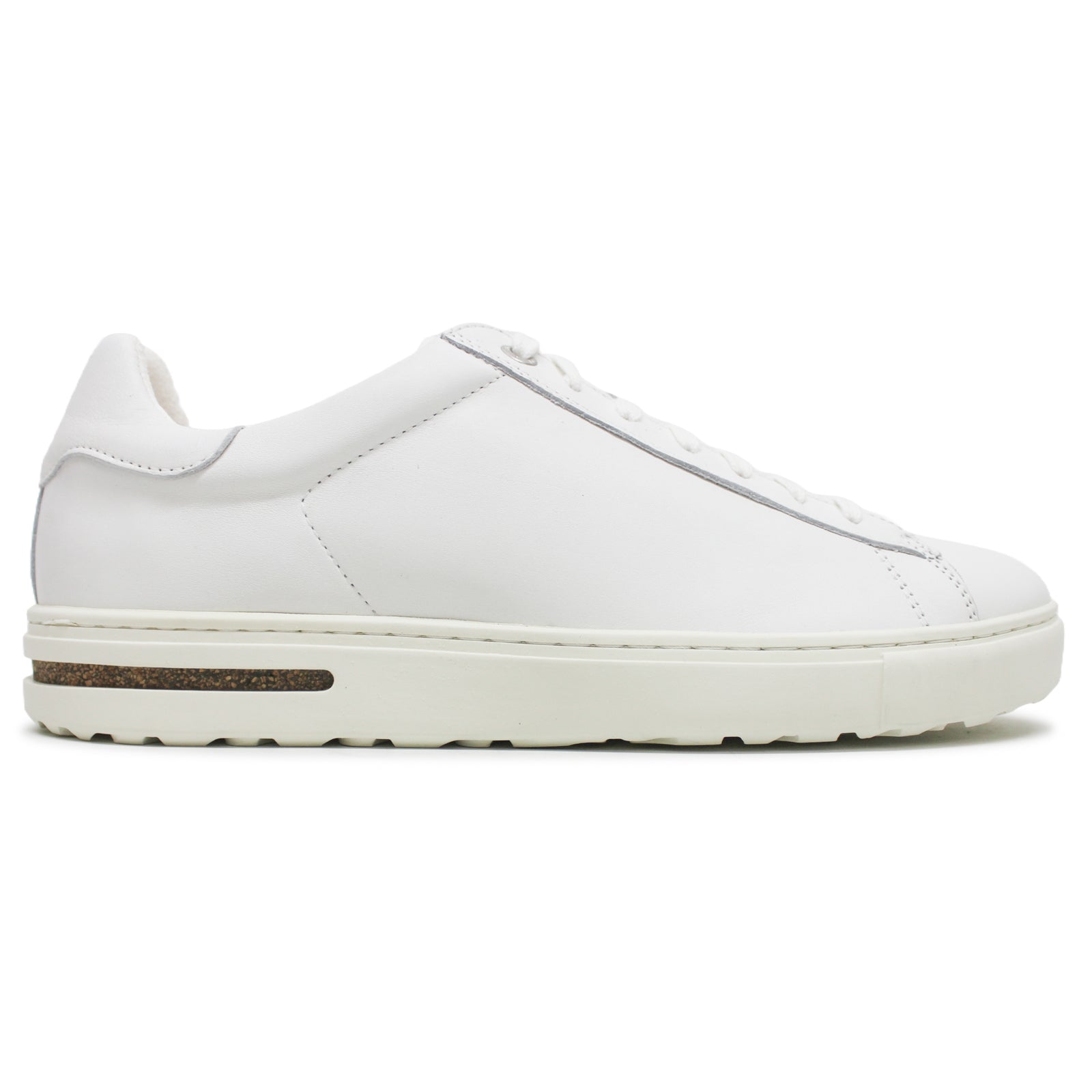 Bend Low Natural Leather Unisex Casual Shoes#color_white