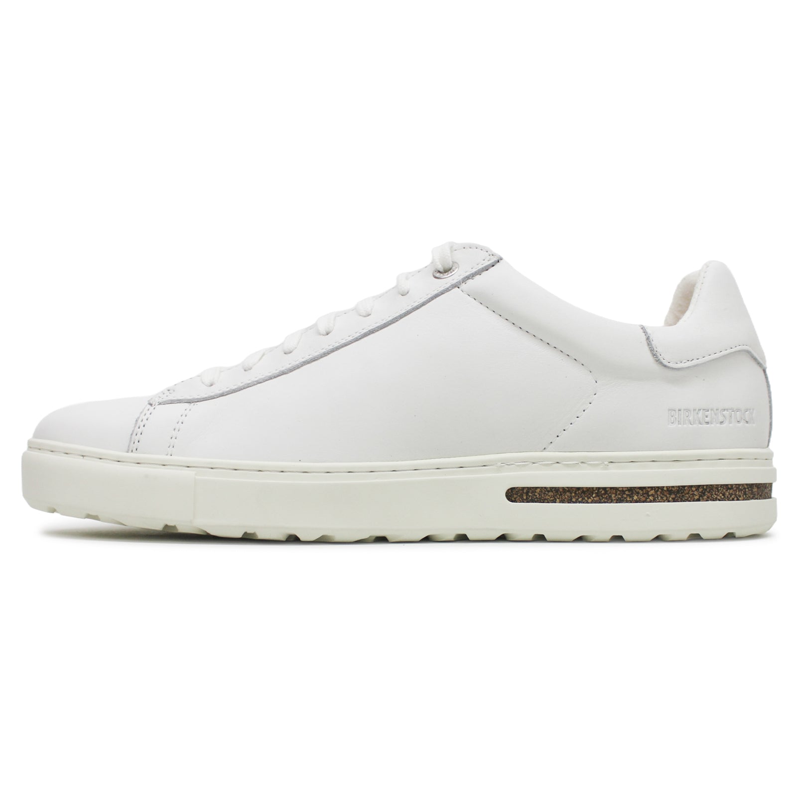 Bend Low Natural Leather Unisex Casual Shoes#color_white